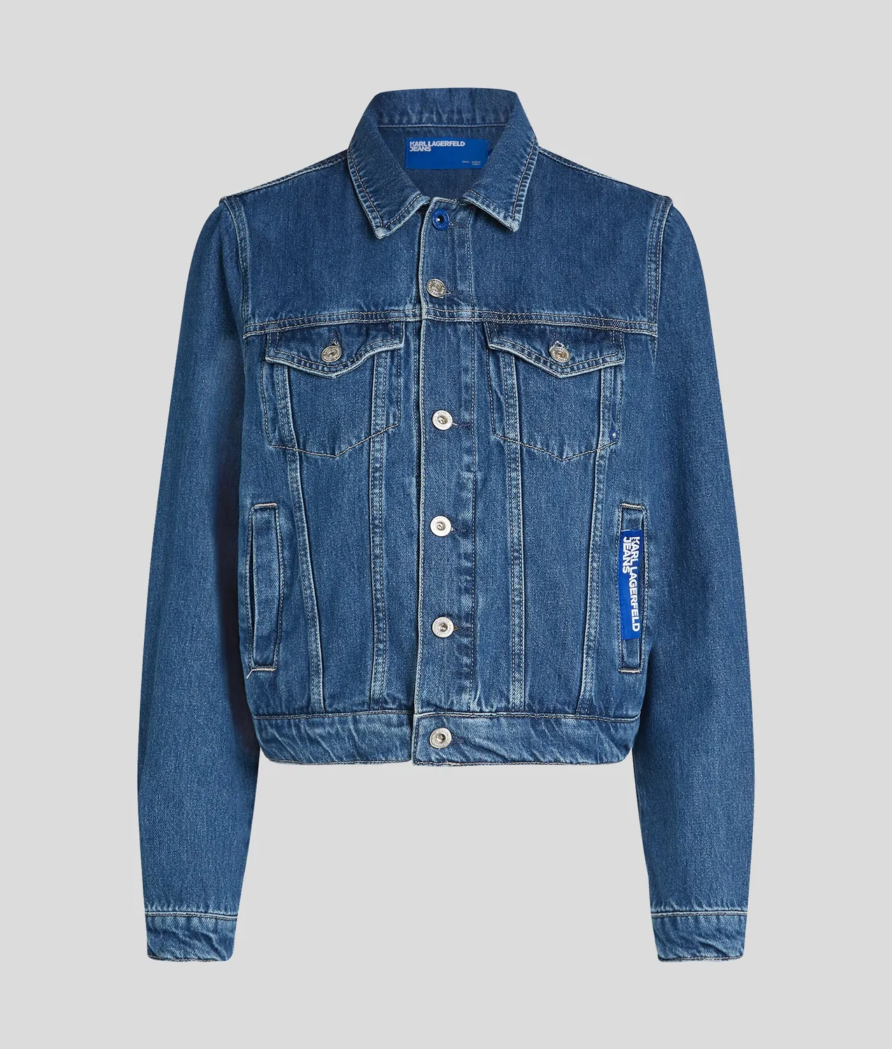 Karl Lagerfeld Regular-fit Jeansjacke Denim Damen blau