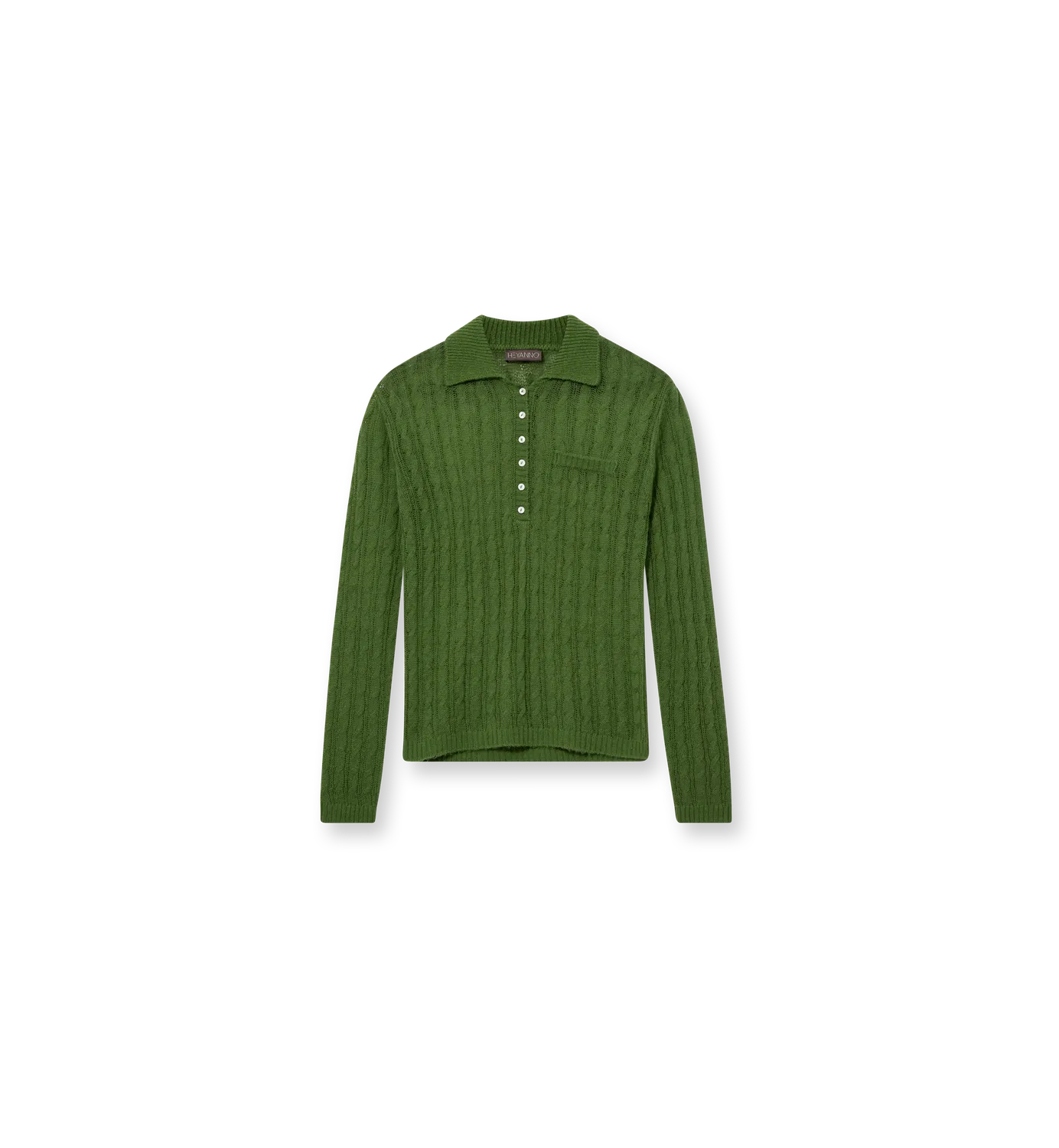 Mos Mosh MMPeace Sheer Strickpullover Cactus