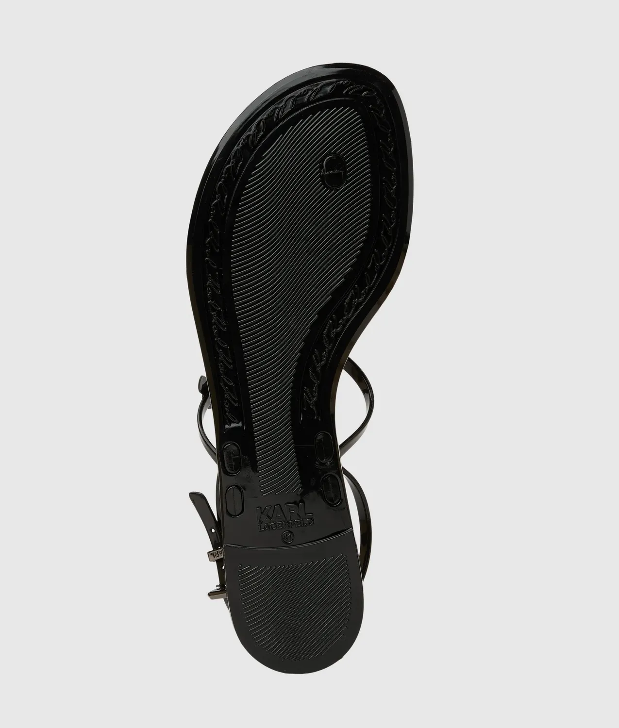 Karl Lagerfeld Ikon NFT Jelly Sandalen Gummi transparent