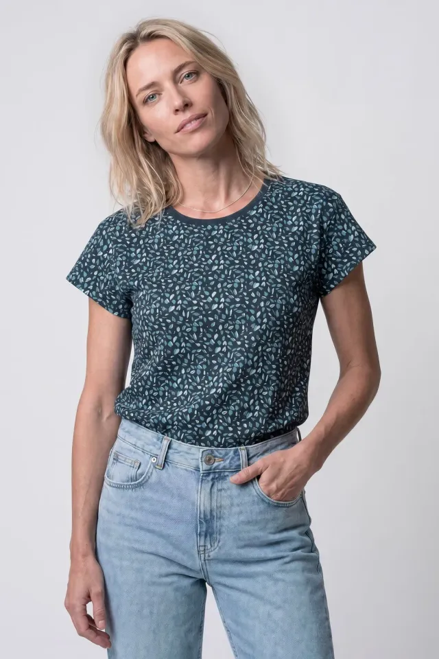 Alife & Kickin FelinaAK B T-Shirt Dunkelblau Damen