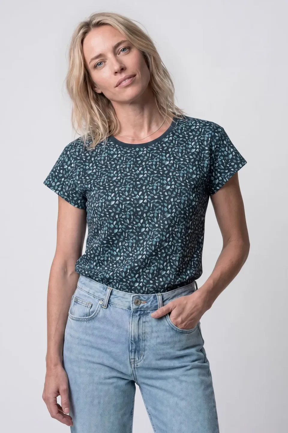 Alife & Kickin FelinaAK B T-Shirt Dunkelblau Damen