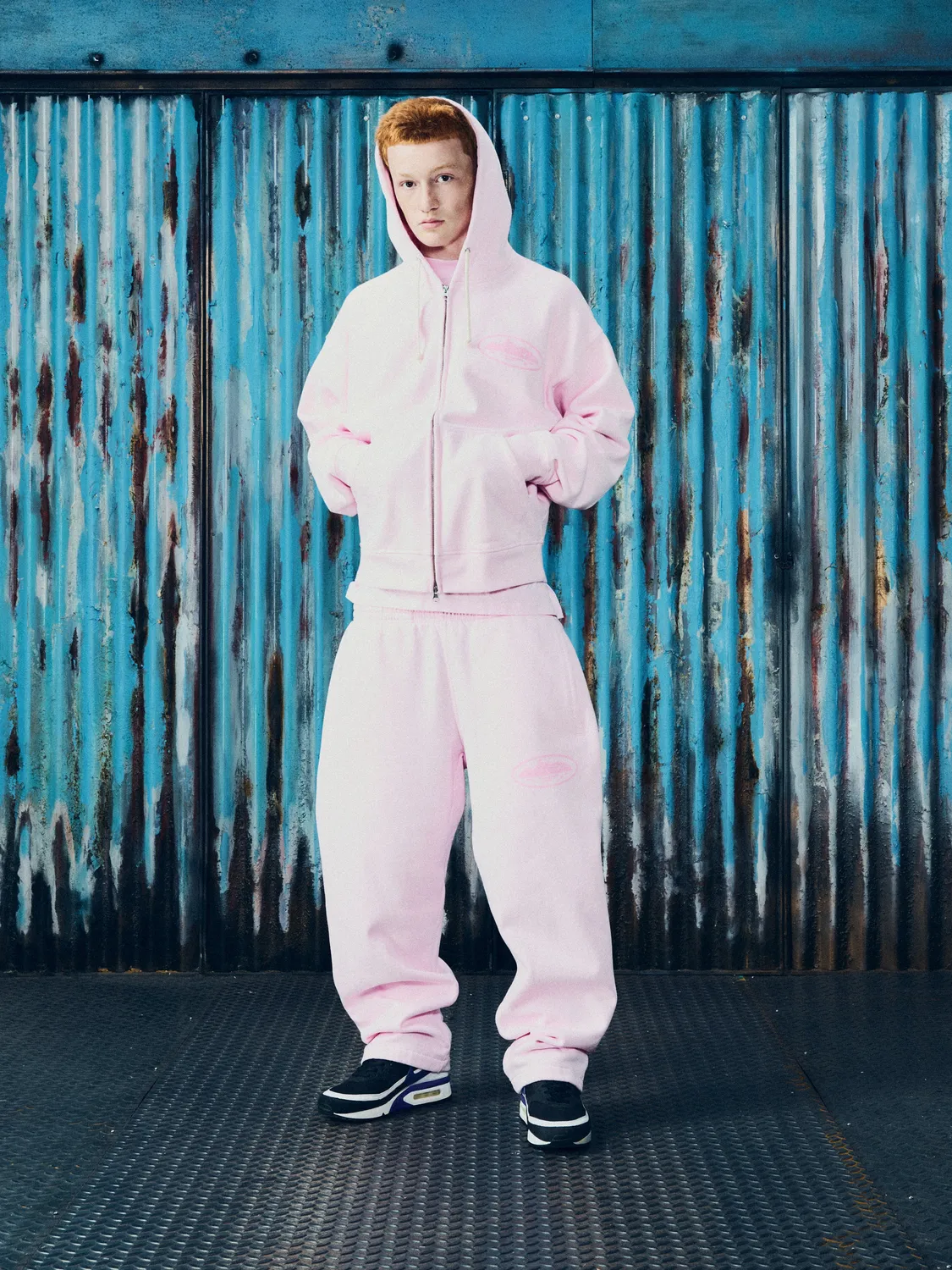 Corteiz Island Knockout Jogginghose Pink Baumwolle