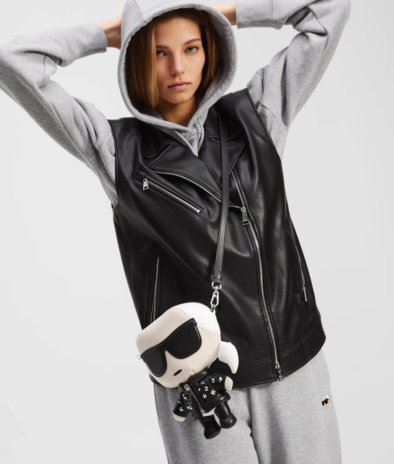 Karl Lagerfeld Ikon Karl Crossbody Umhängetasche One Size 3D