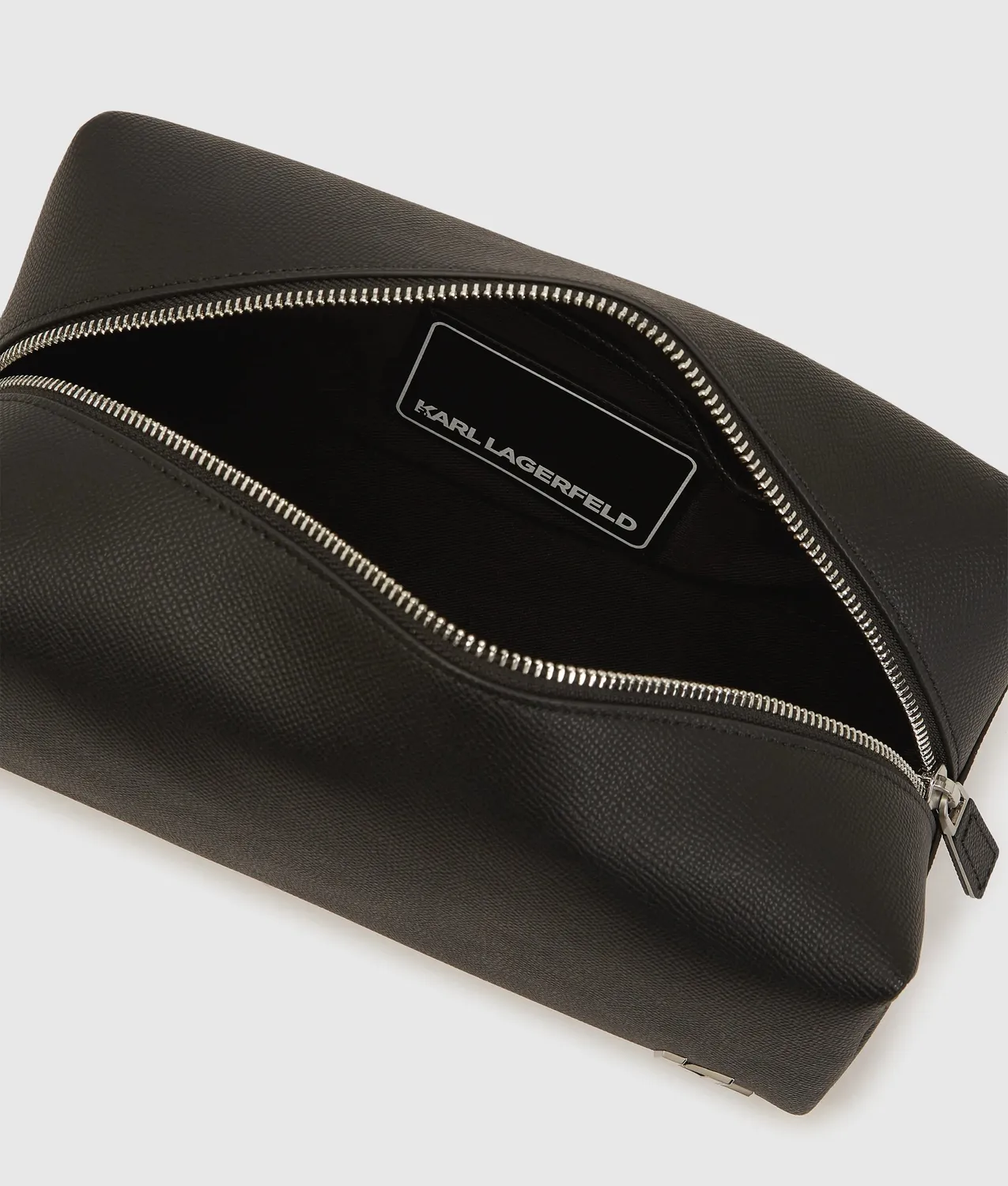Karl Lagerfeld K/Monogram Waschtasche Leder Reisen
