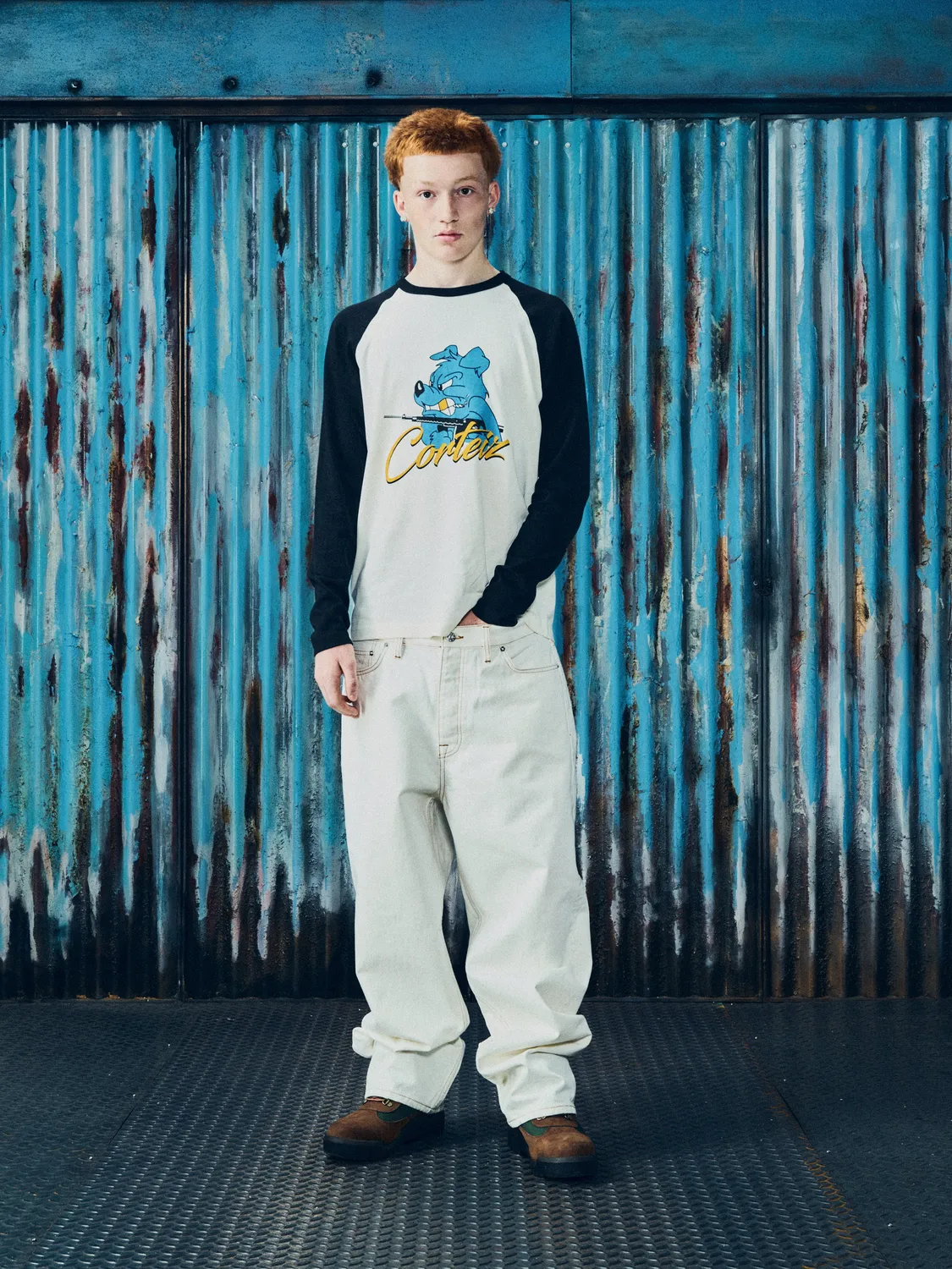Corteiz K-9INE Raglan LS Jersey Black Baumwolle