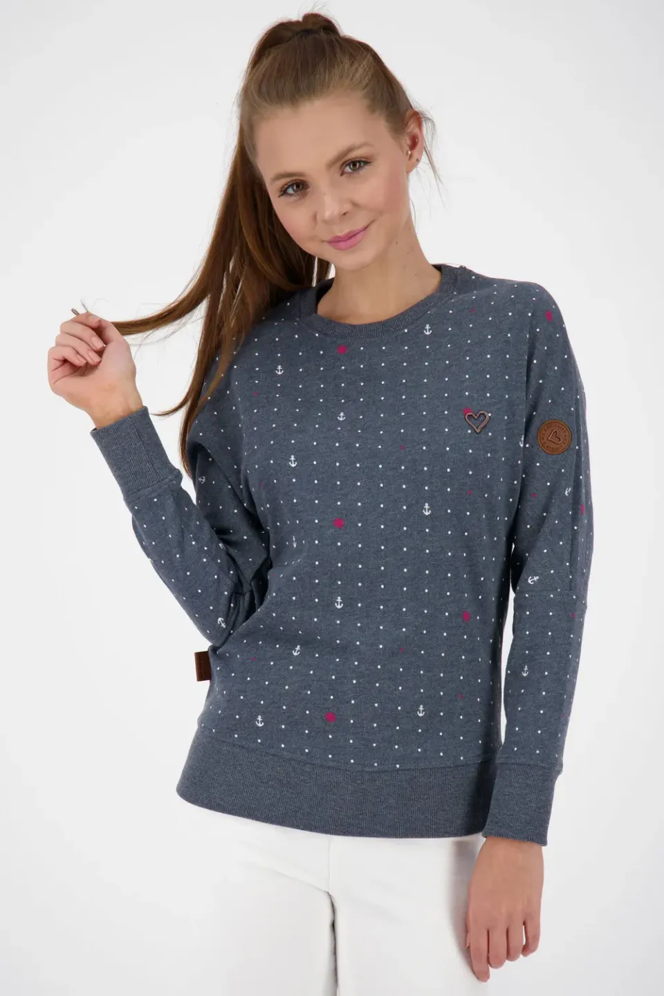 Alife & Kickin DarlaAK B Sweatshirt Dunkelblau Damen