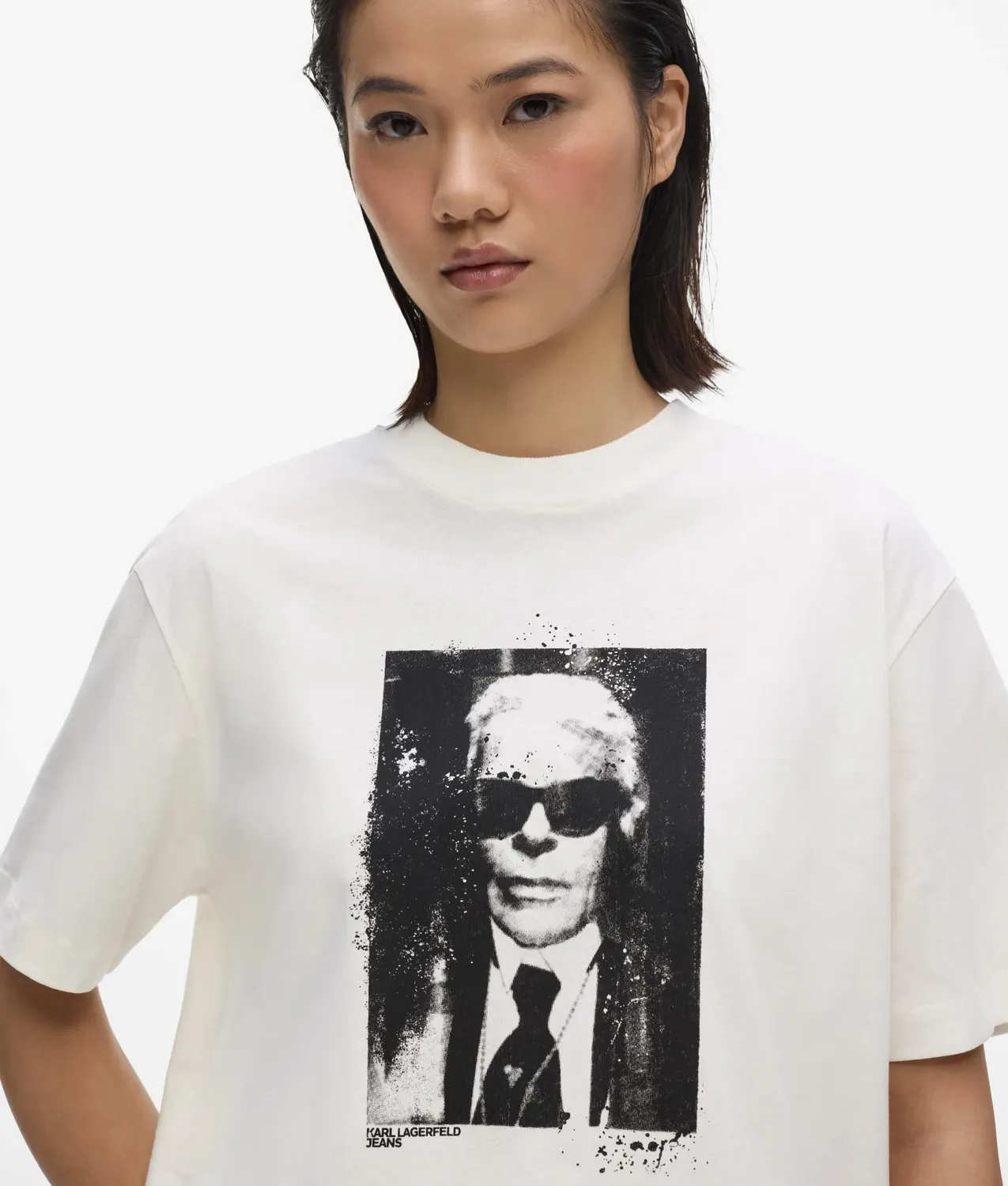 Karl Lagerfeld Karl Portrait T-Shirt Regular Baumwolle
