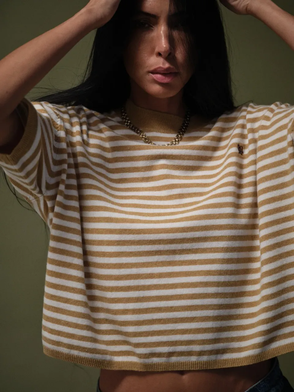 Mos Mosh MMHPoetic Stripe Strickpullover Streifen Wolle