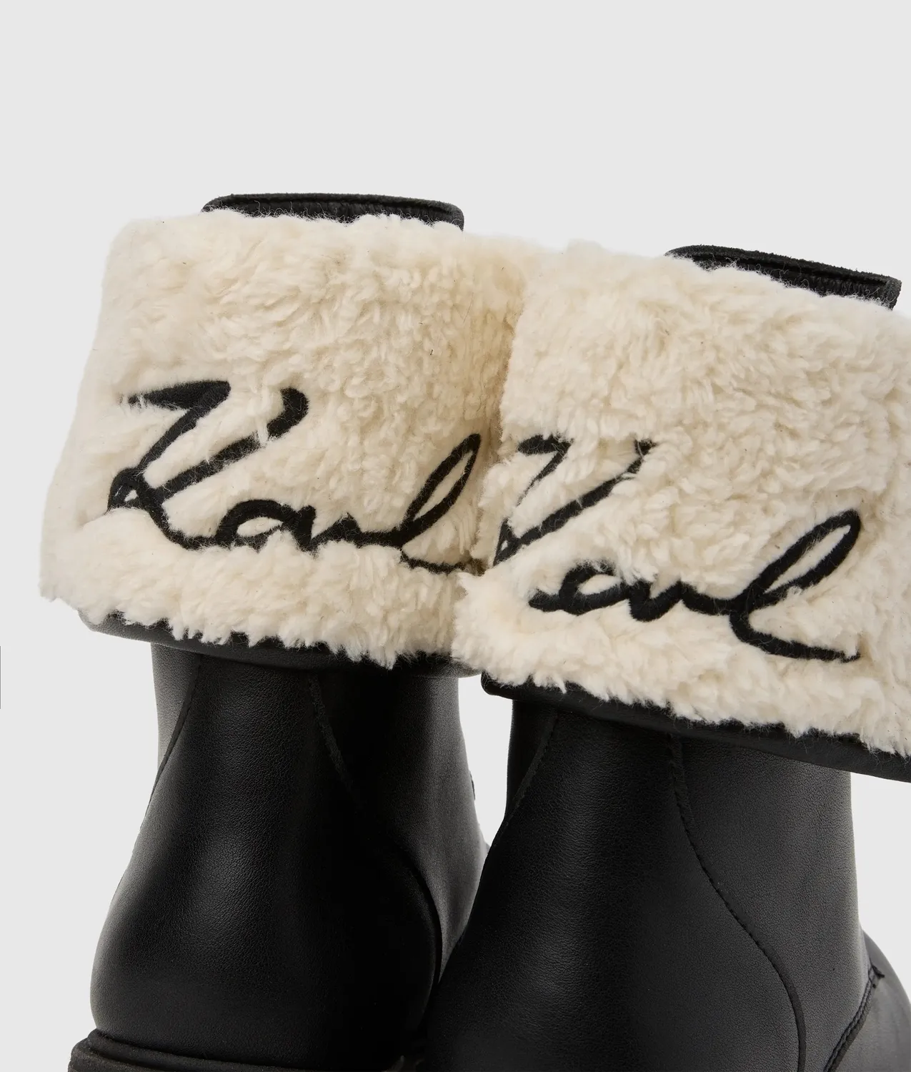 Karl Lagerfeld Shearling Boots Mädchen Schnürung