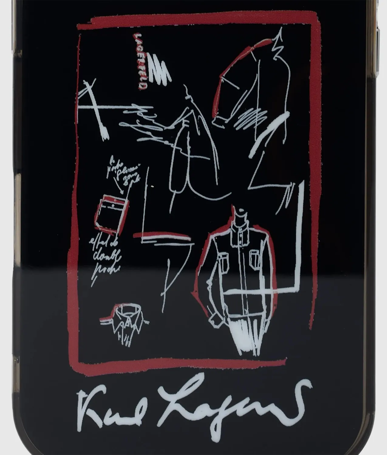 Karl Lagerfeld Karl Sketches iPhone 16 Pro Hülle One Size Print