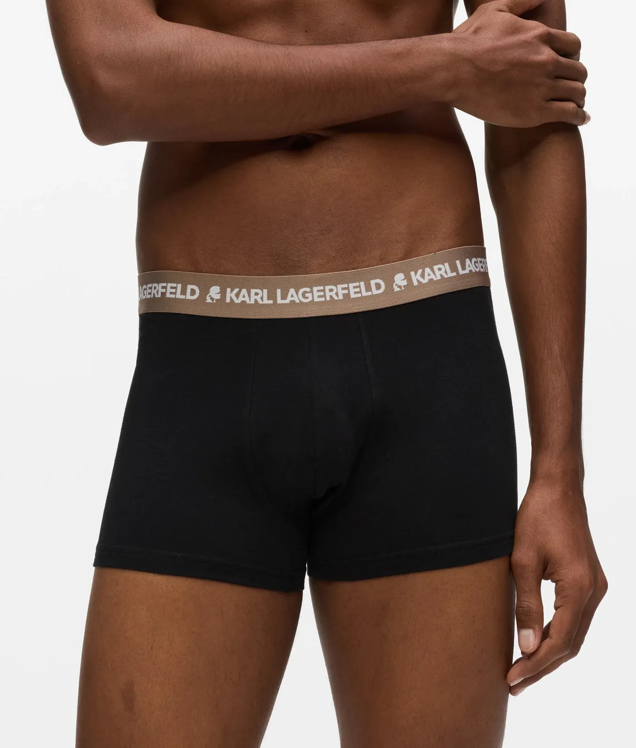 Karl Lagerfeld Logo Trunks Boxershorts 3er-Pack Jersey