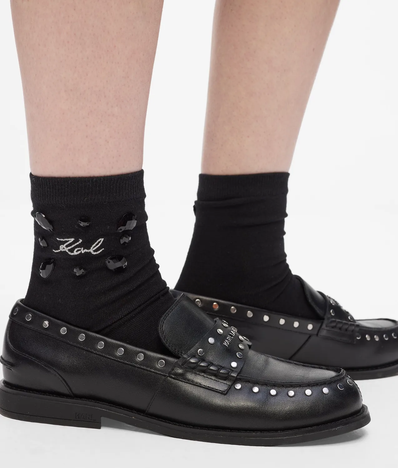 Karl Lagerfeld Signature Gemstone Socken 2er-Pack Damen