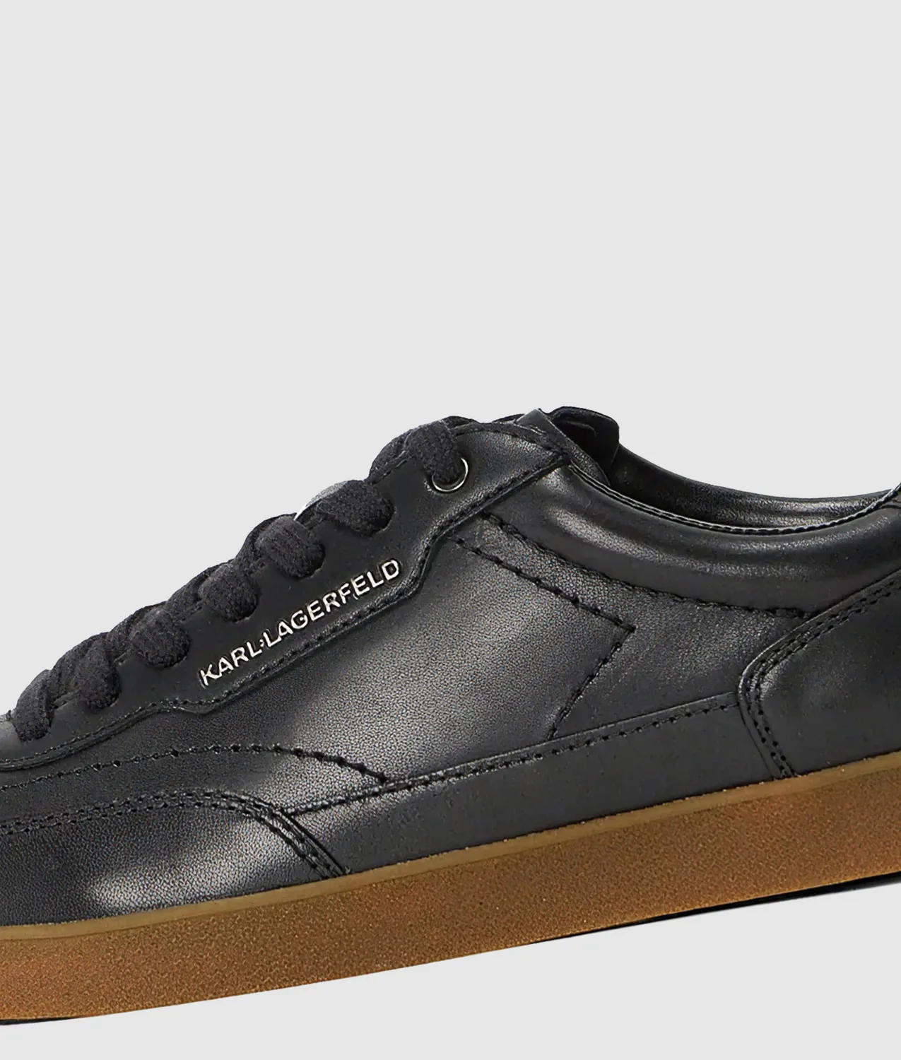 Karl Lagerfeld Kandidate Sneaker Leder Herren Kontrastsohle