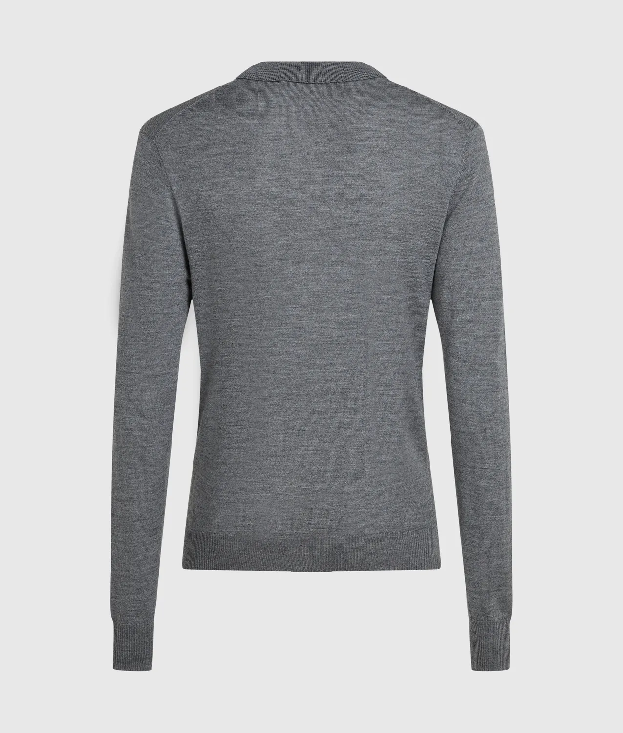 Karl Lagerfeld Merino Poloshirt langarm Wolle