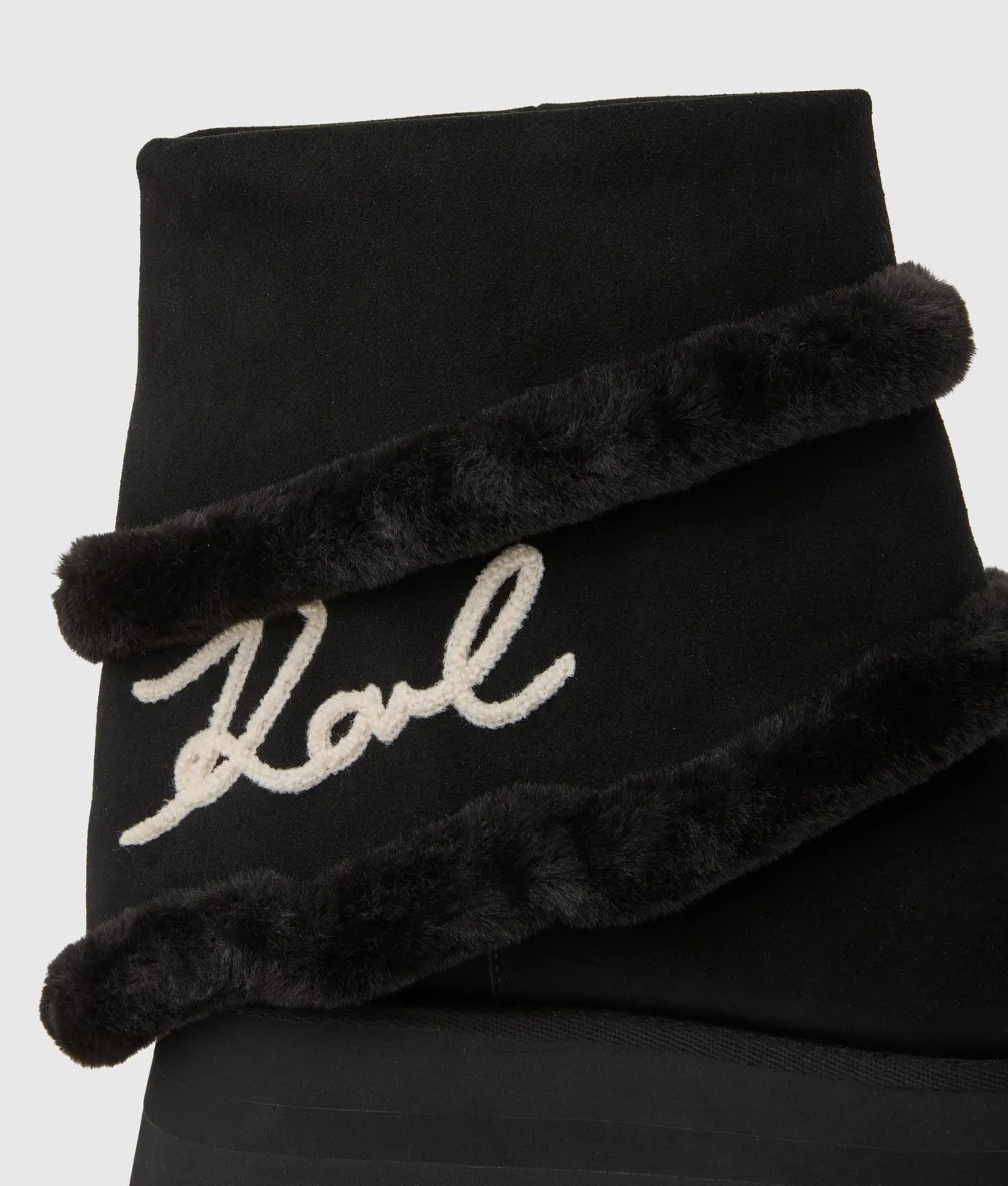 Karl Lagerfeld Skylar Stiefel Wildleder gefüttert