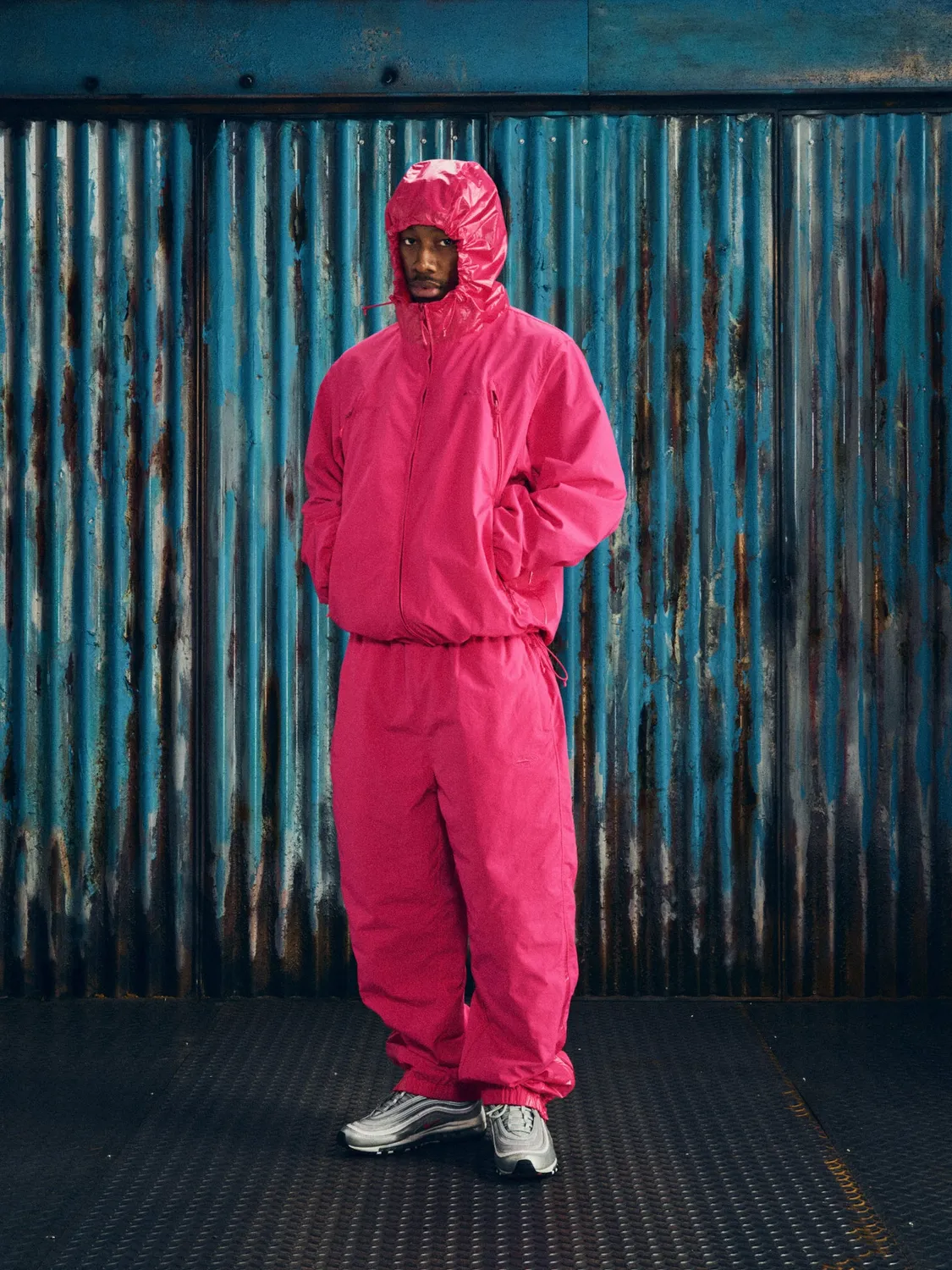 Corteiz Litework Quattro Jacket Jacke Pink Nylon