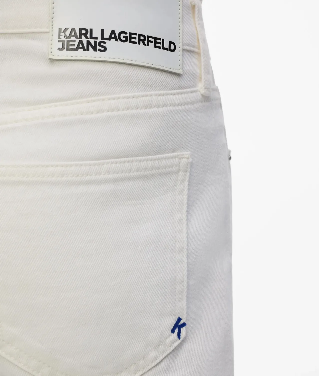 Karl Lagerfeld KL Jeans White Straight Jeans Damen Weiß