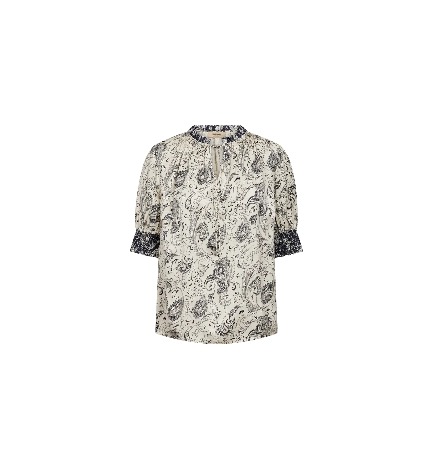 Mos Mosh MMHamali Winding Bluse Ecru Paisley
