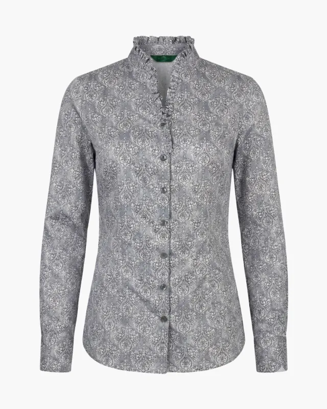 Gloriette Heritage Trachtenbluse Geometrisch Bio-Baumwolle