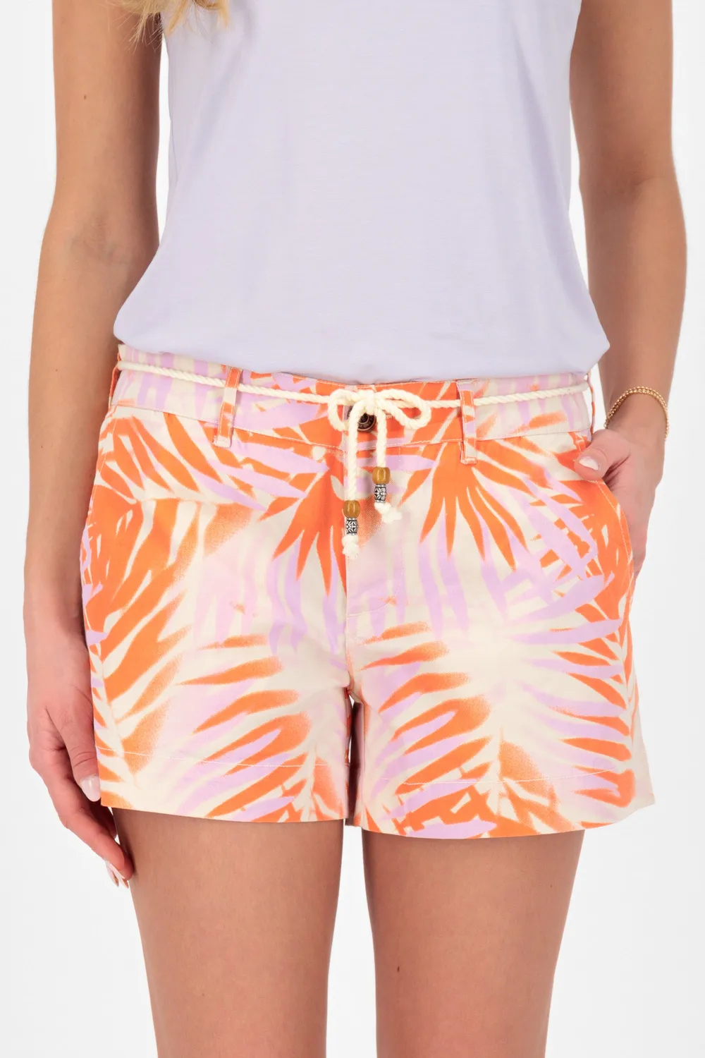 Alife & Kickin JuleAK B Shorts Shorts Beige Stretch