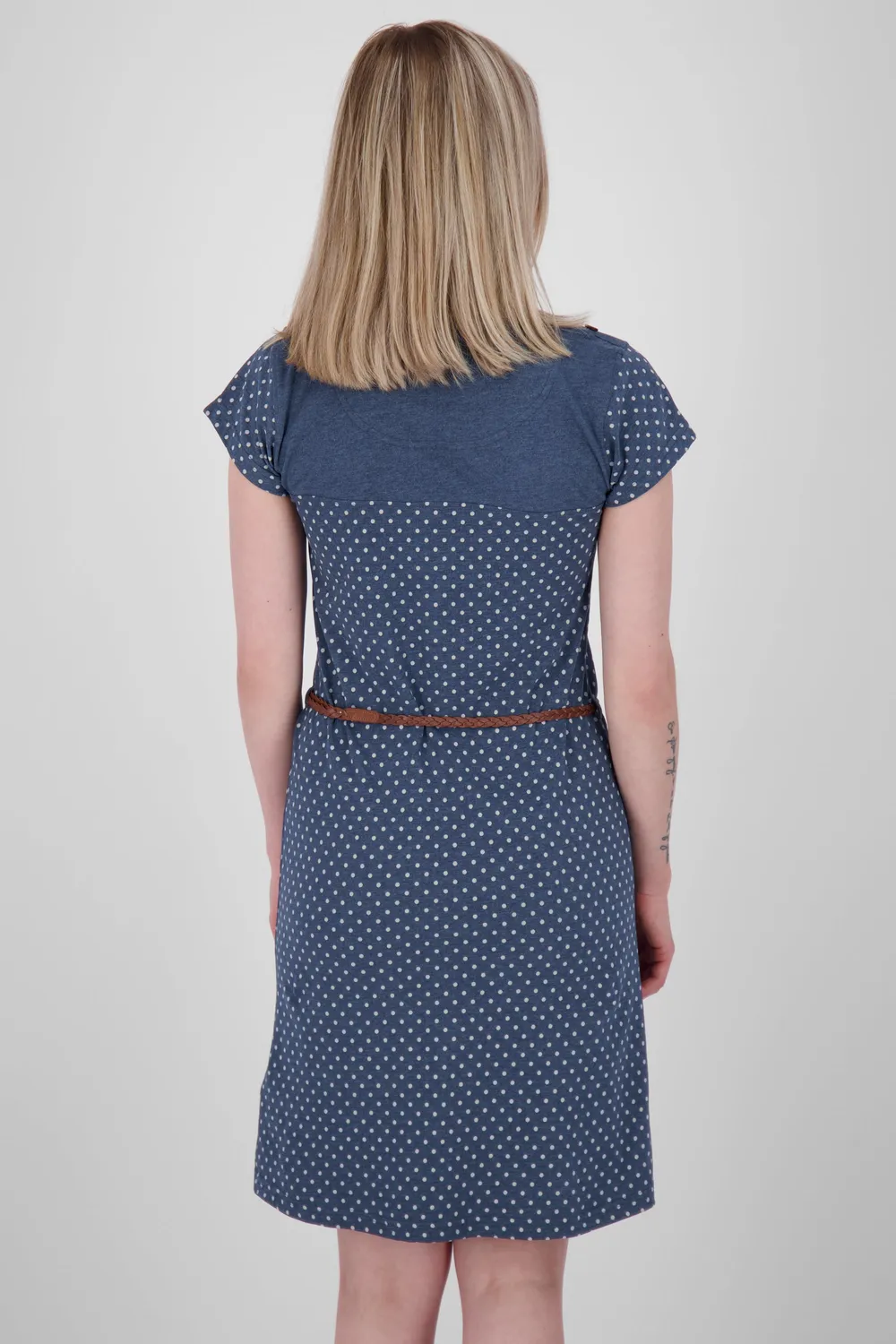 Alife & Kickin LeoniceAK B Kleid Dunkelblau Allover-Print