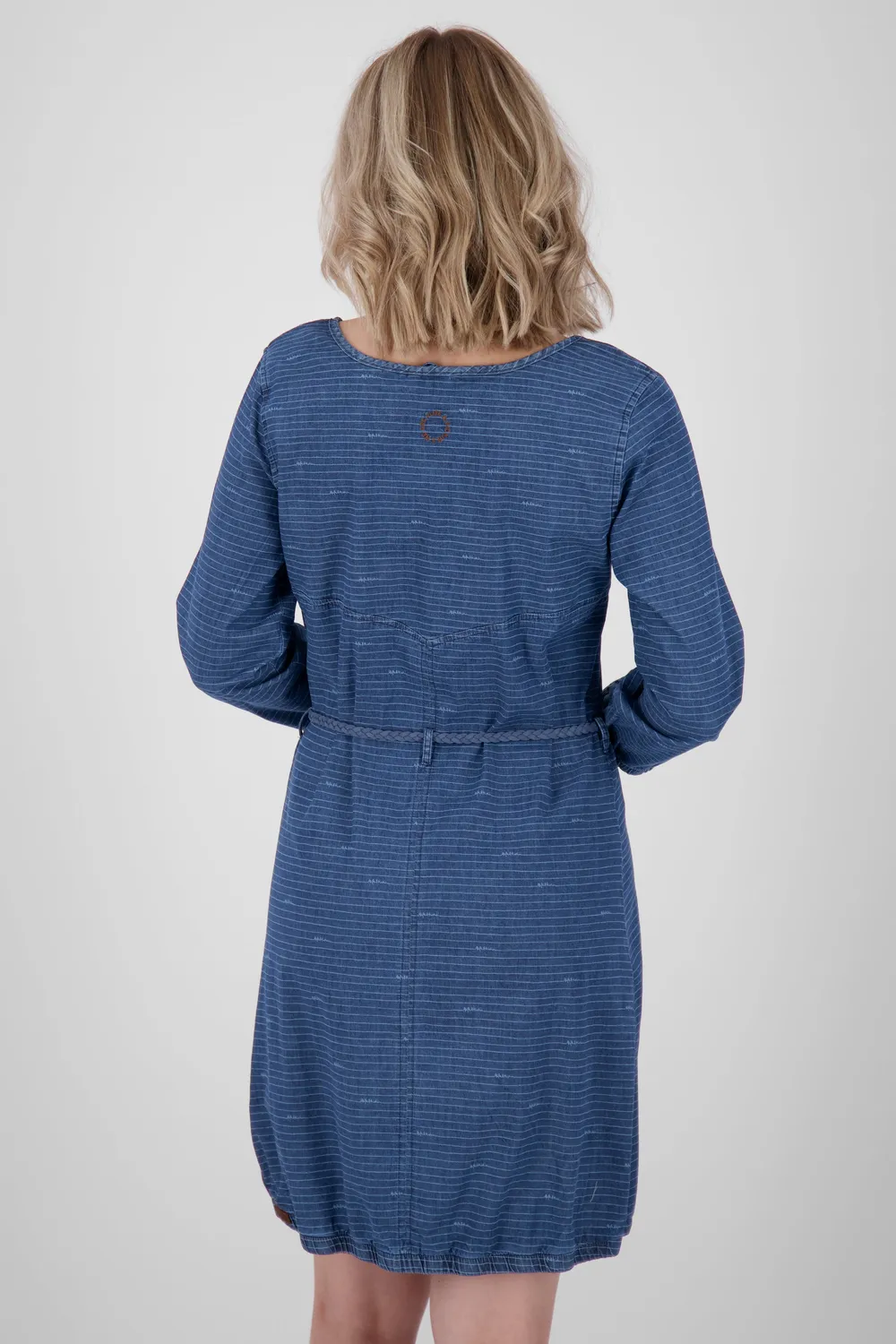 Alife & Kickin DoroAK DNM B Longsleeve Dress Dunkelblau