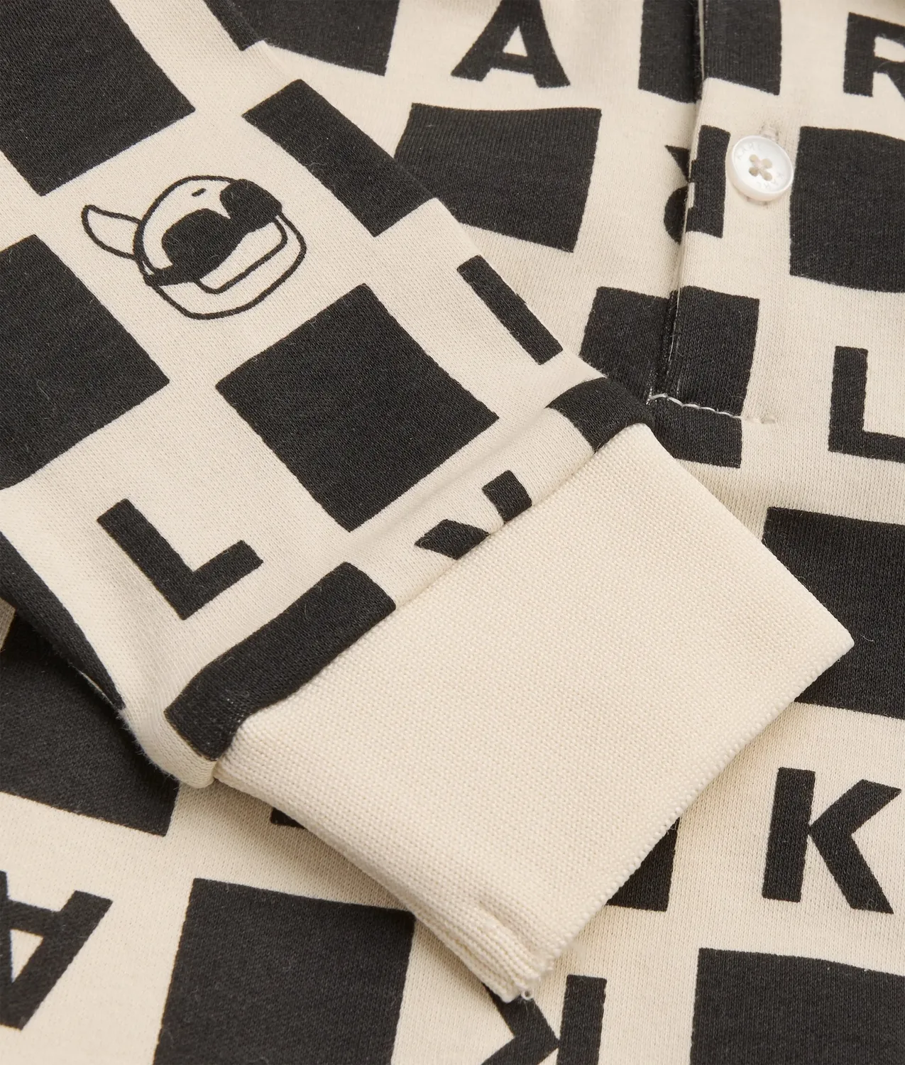 Karl Lagerfeld Kinder Polo Set Baumwolle Print 2-teilig