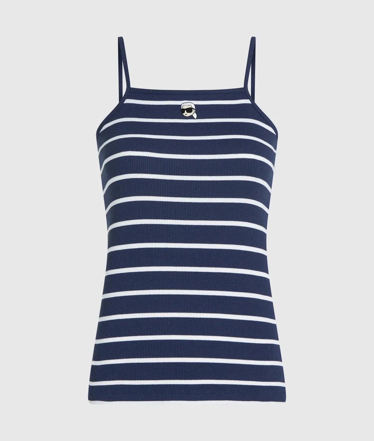 Karl Lagerfeld Ikon Tank Top gestreift Bio-Baumwolle