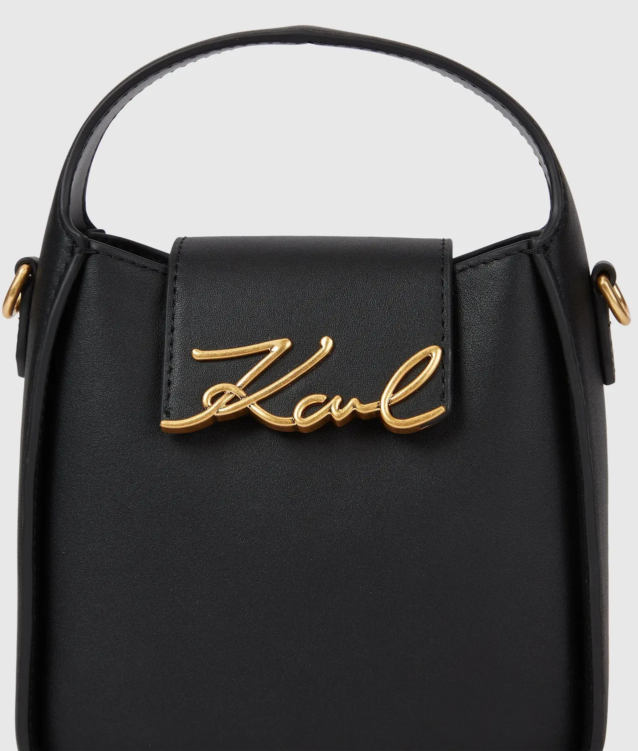Karl Lagerfeld K/Signature Small Hobo Bag Leder Schwarz