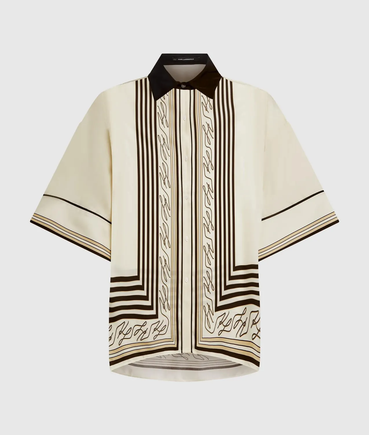 Karl Lagerfeld All-over-print Pyjamahemd weit Print