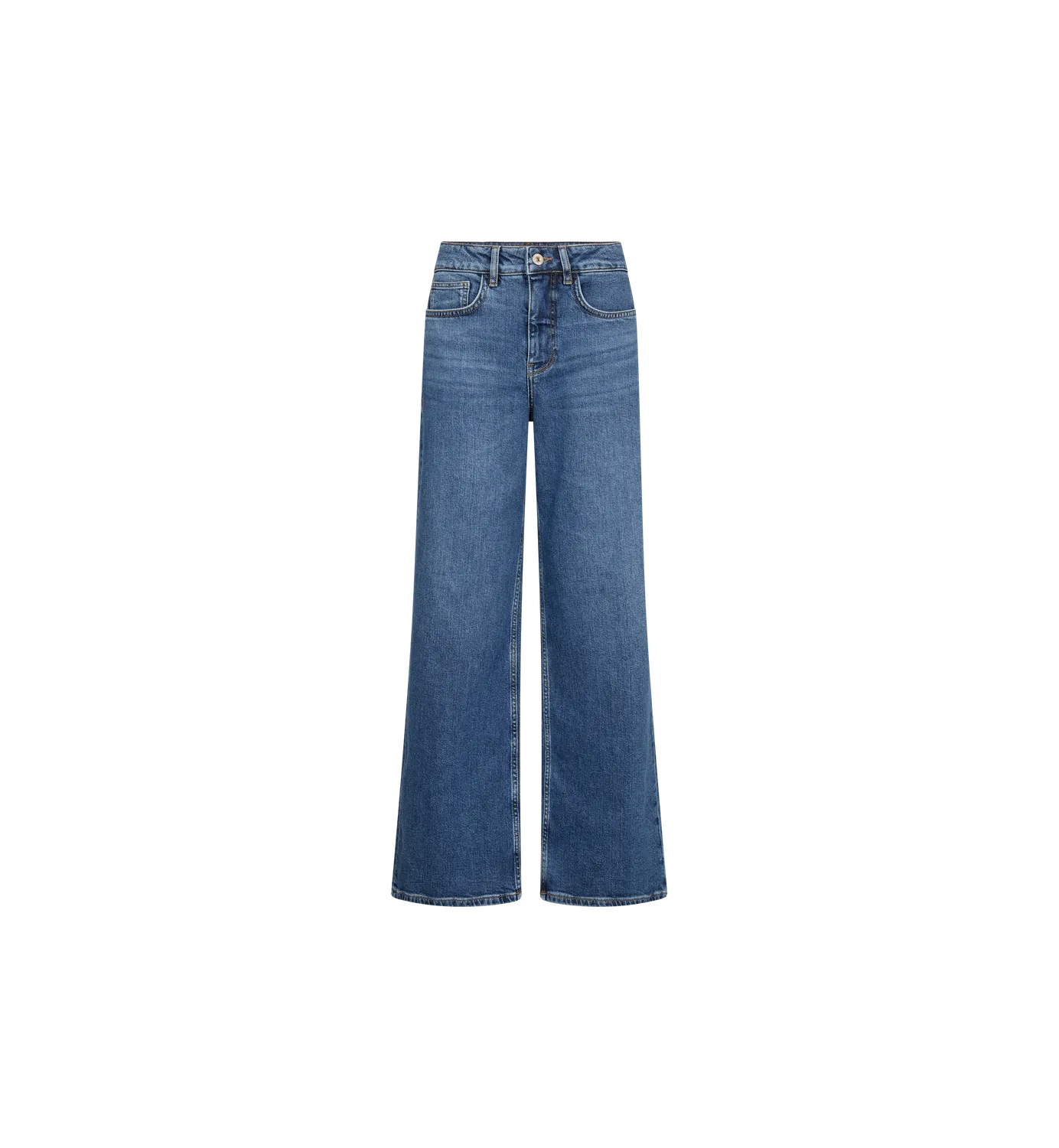 Mos Mosh MMDara Authentic Jeans Blue Wide Leg High Waist
