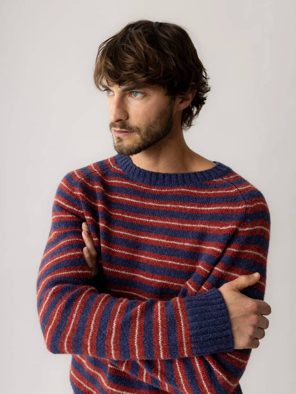 Mos Mosh MMGCarlos Randig Strickpullover gestreift