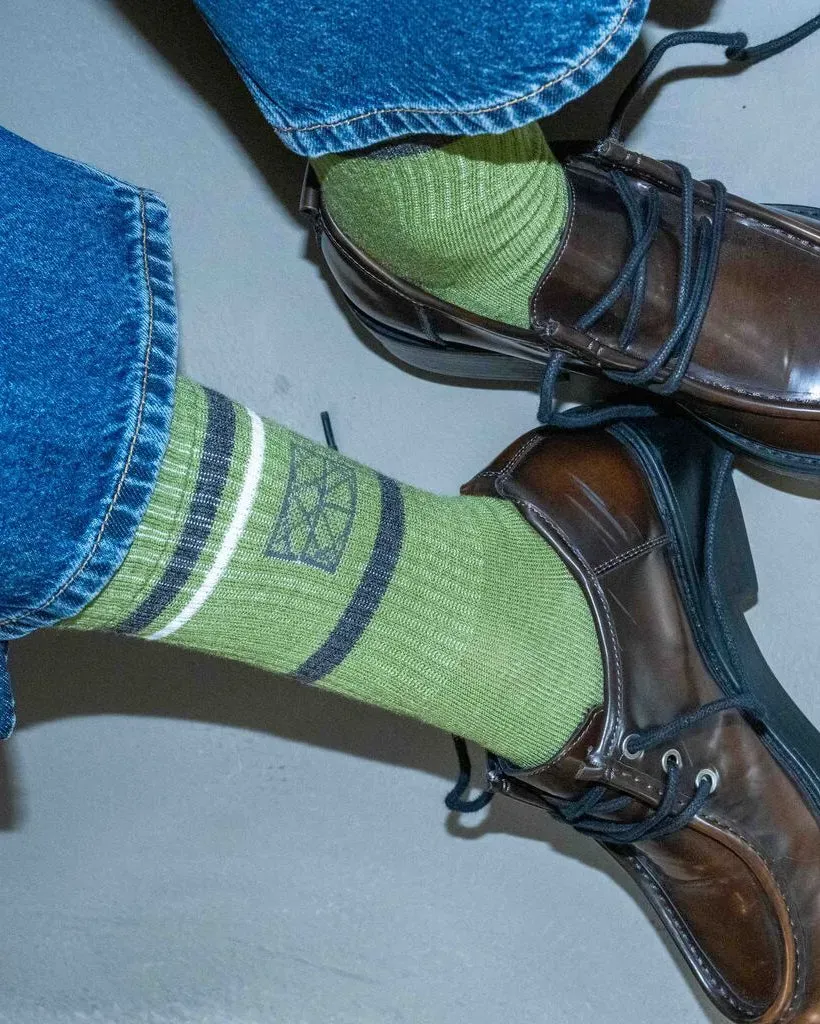 Mos Mosh MMHheyanno Logo Socken gestreift One Size