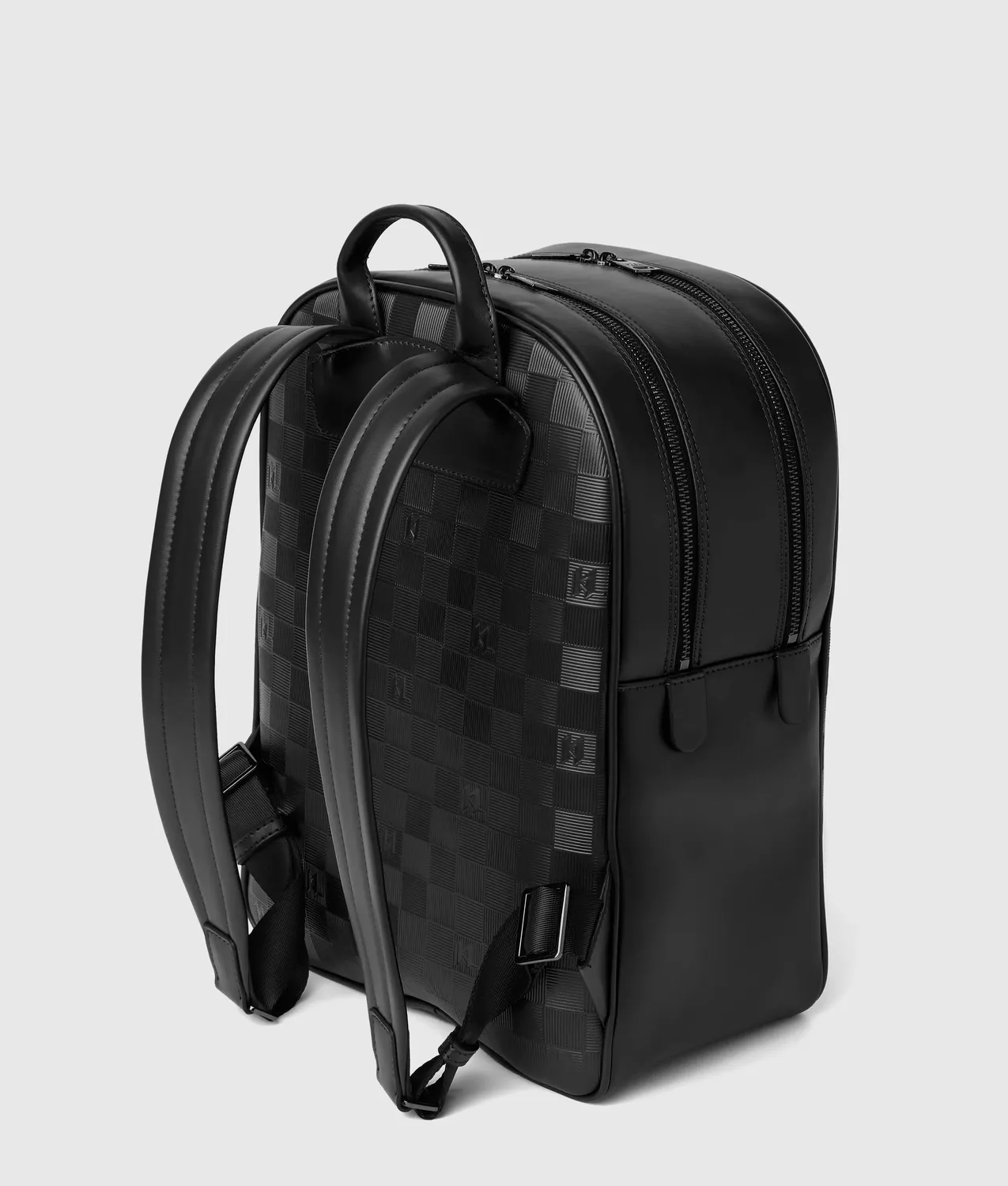 Karl Lagerfeld Monogram Checkerboard Rucksack Einheitsgröße