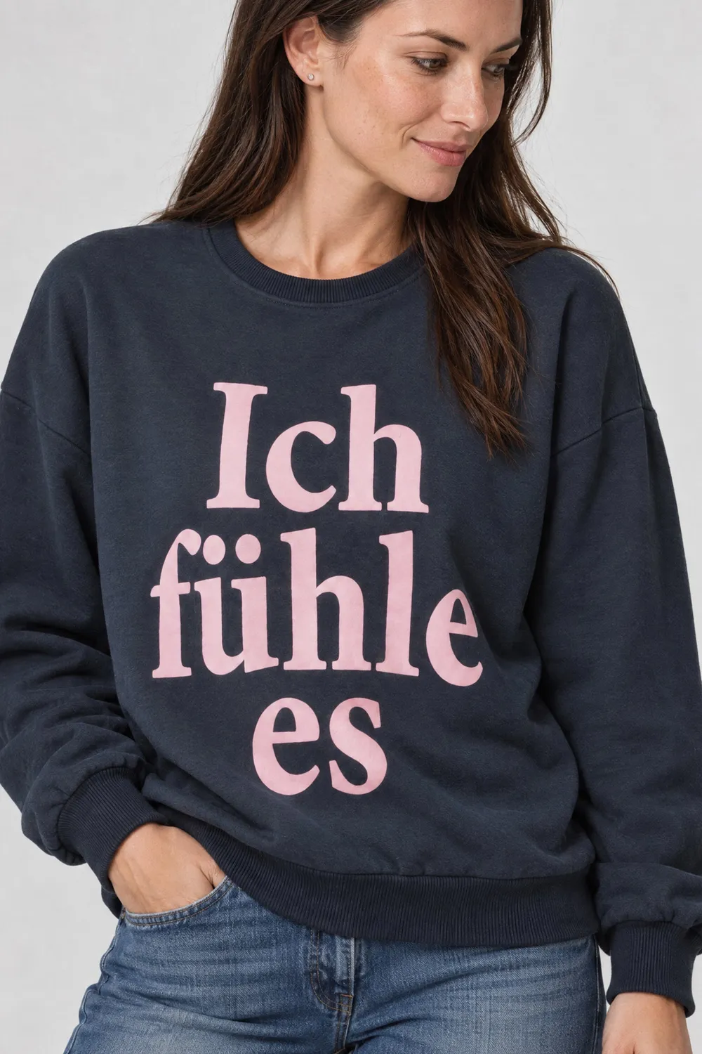 Alife & Kickin ElsaAK P Sweatshirt Pink Dunkelblau Damen