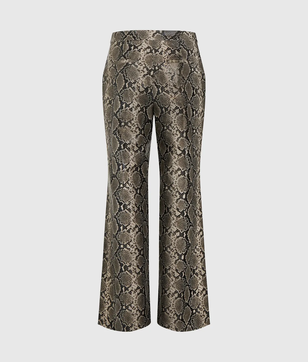 Karl Lagerfeld Faux-python Flared Pants Schlaghose
