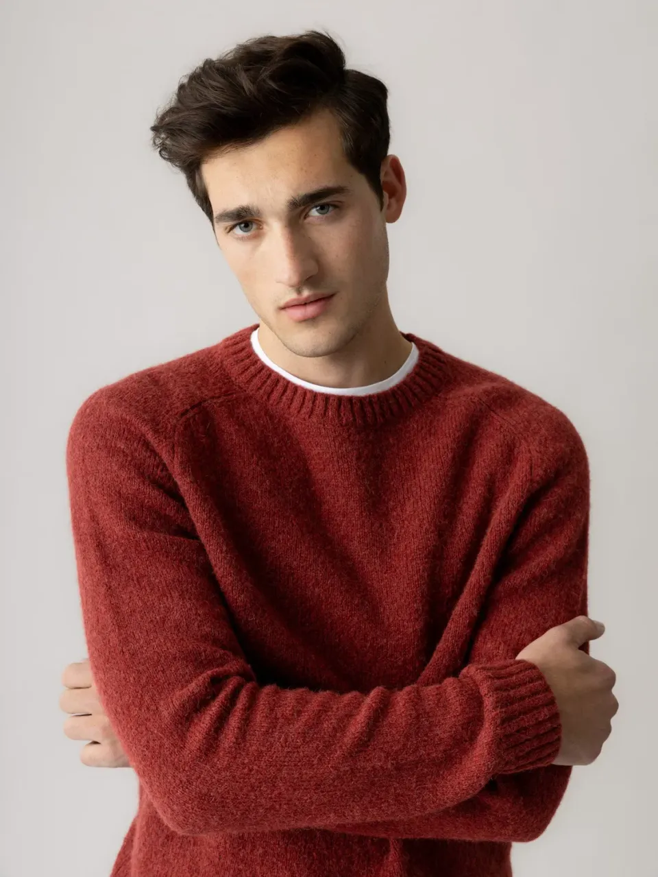 Mos Mosh MMGCarlos Crew Neck Pullover Regular Melange