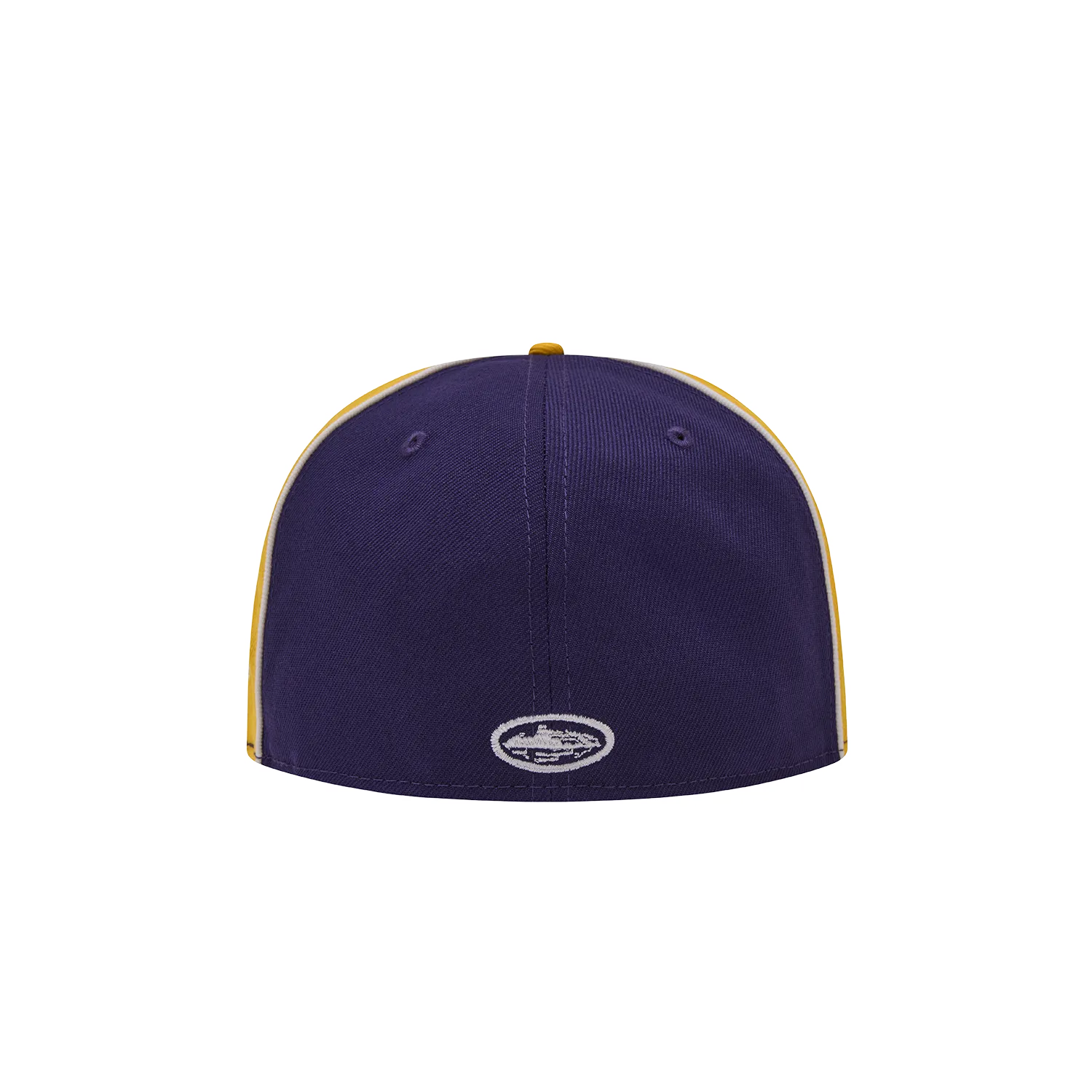 Corteiz Pirate Radio New Era Cap Lila Gold Fitted