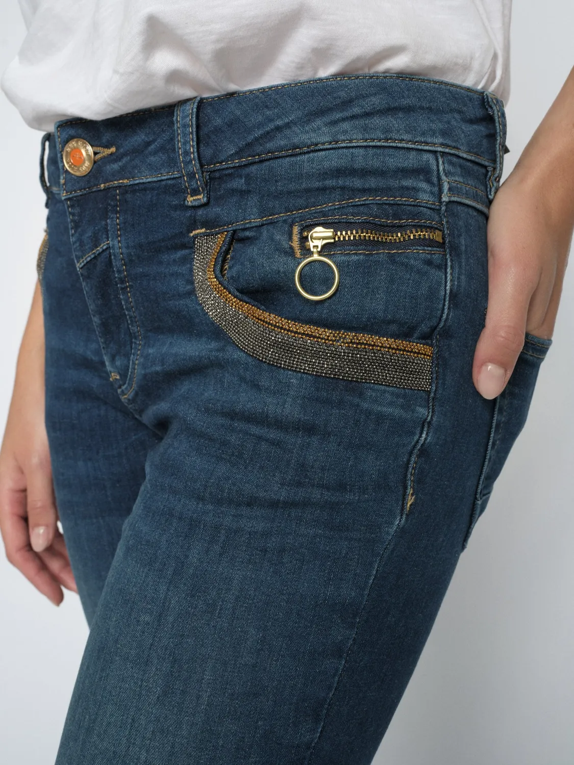 Mos Mosh MMNaomi Shade Blue Jeans Blue Regular