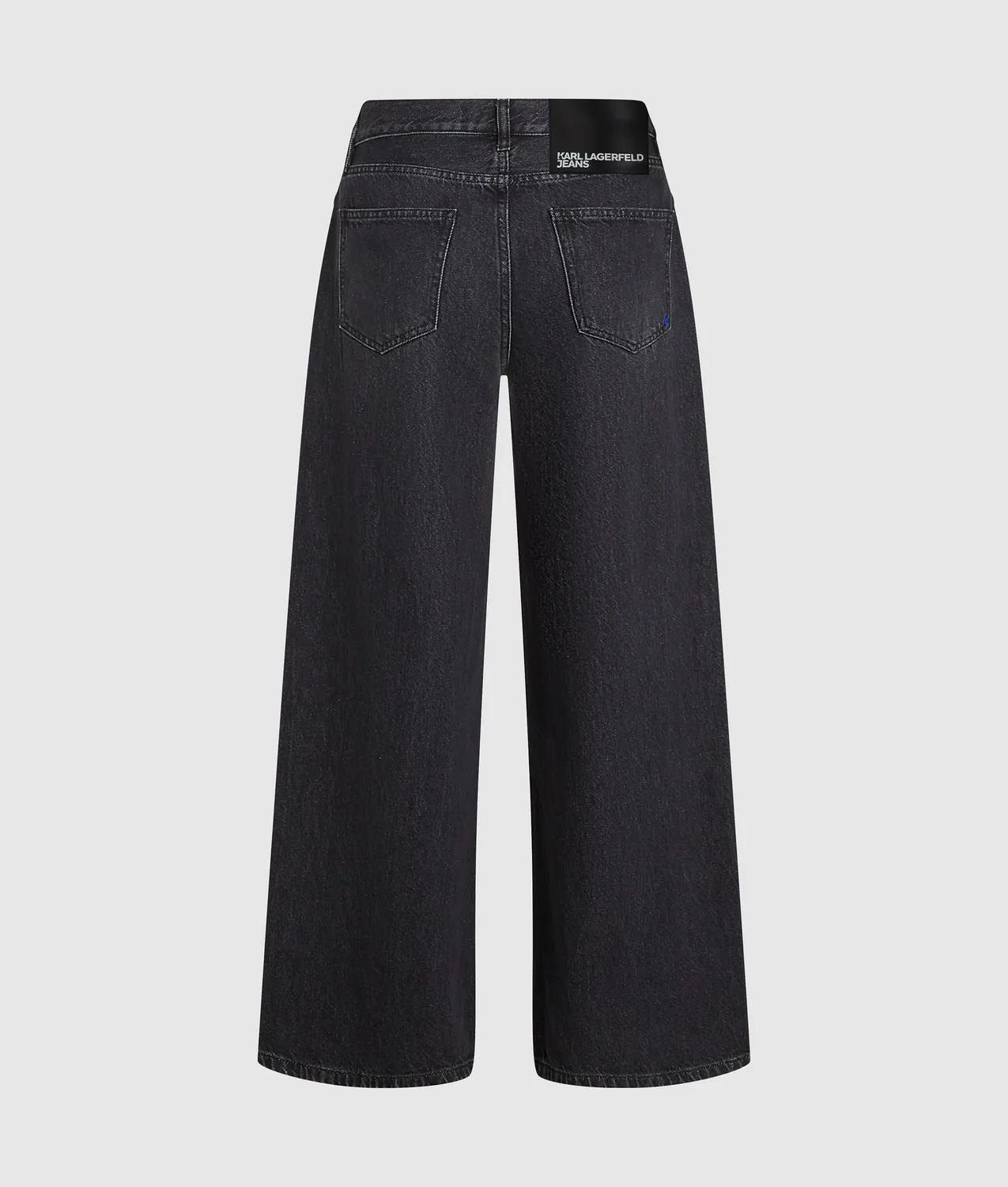 Karl Lagerfeld KL Jeans Low-Rise Wide-Leg Jeans weit