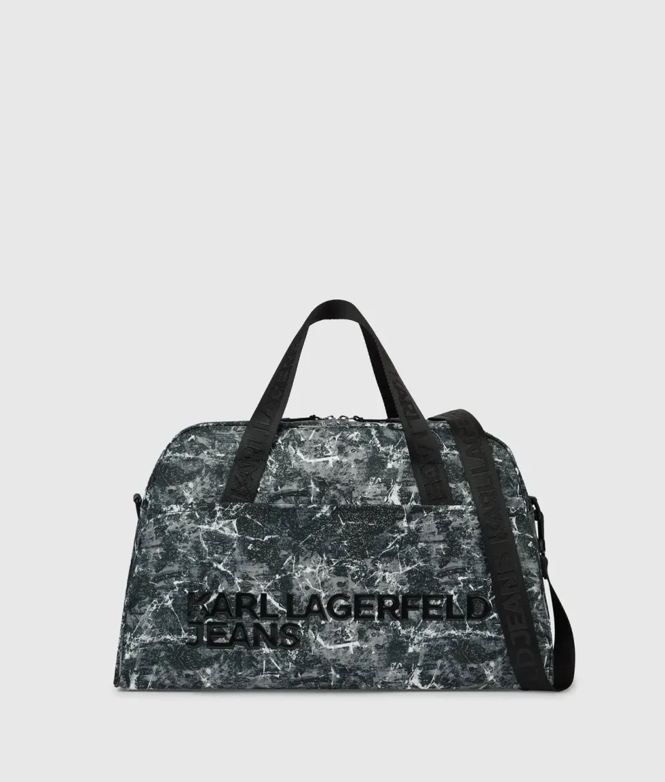 Karl Lagerfeld KL Jeans Graffiti Gym Bag Sporttasche Nylon One Size