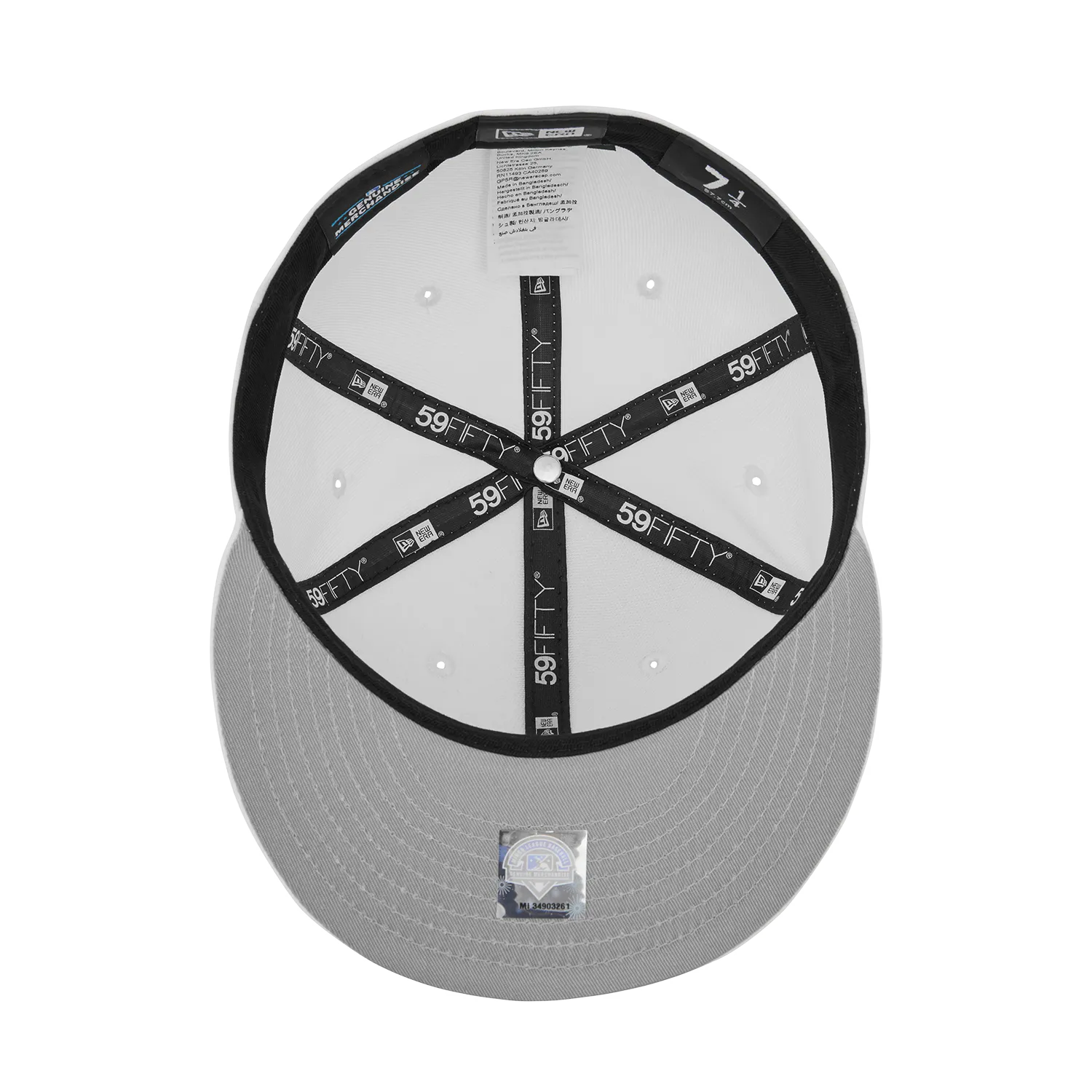 Corteiz BBK Storm New Era 59Fifty Cap weiß fitted