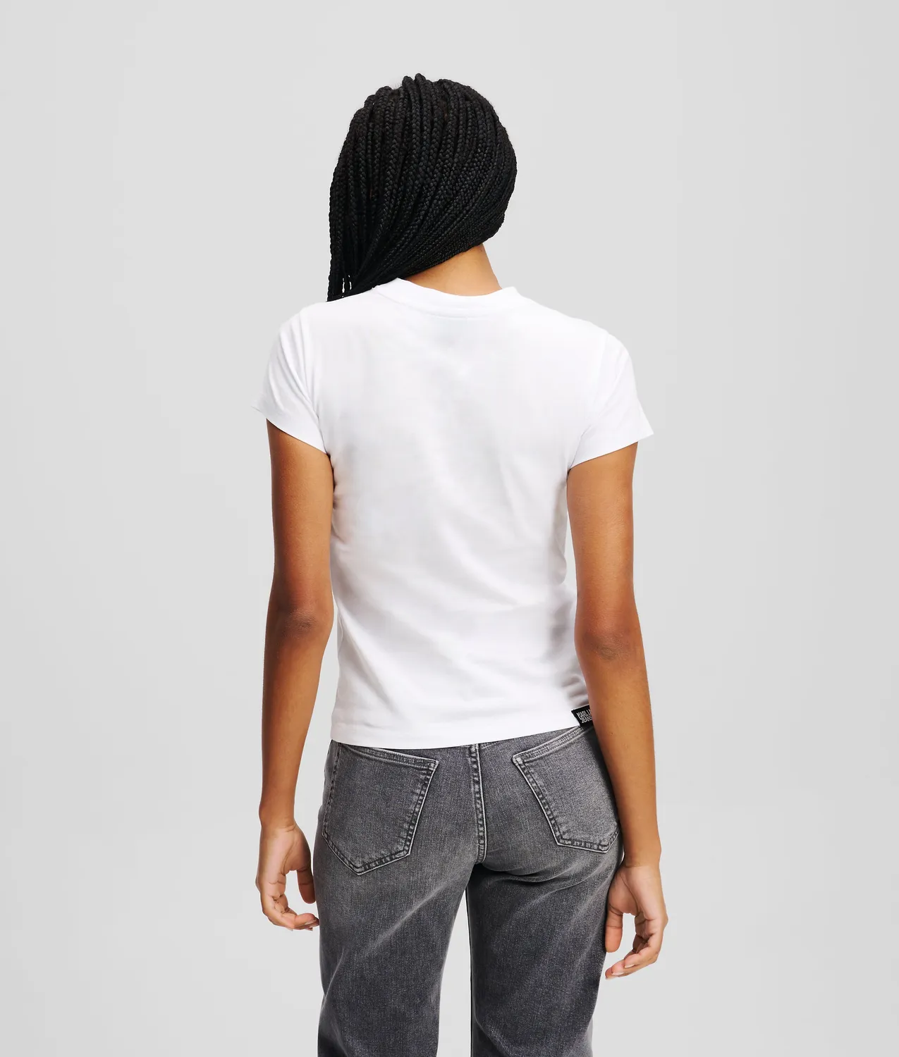 Karl Lagerfeld KL Jeans Slim T-Shirt Logo Baumwolle