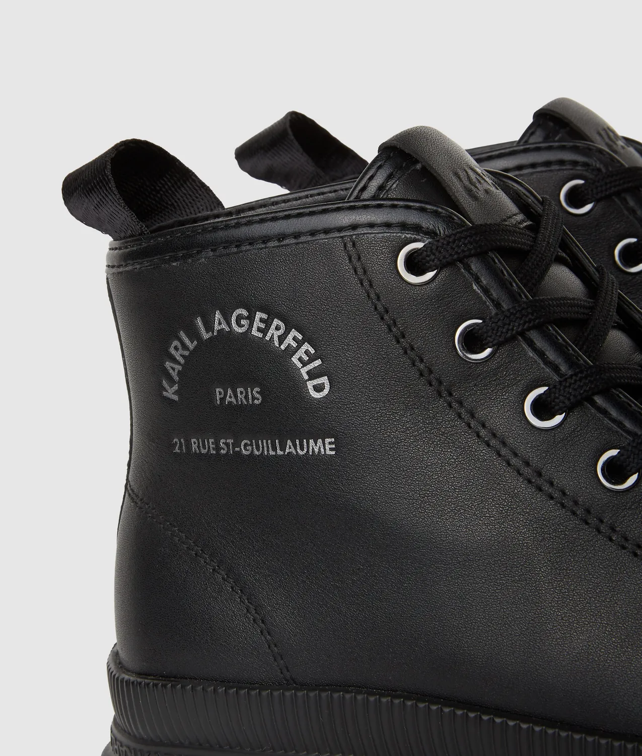 Karl Lagerfeld Trekka Maison Boots Herren Leder-Optik