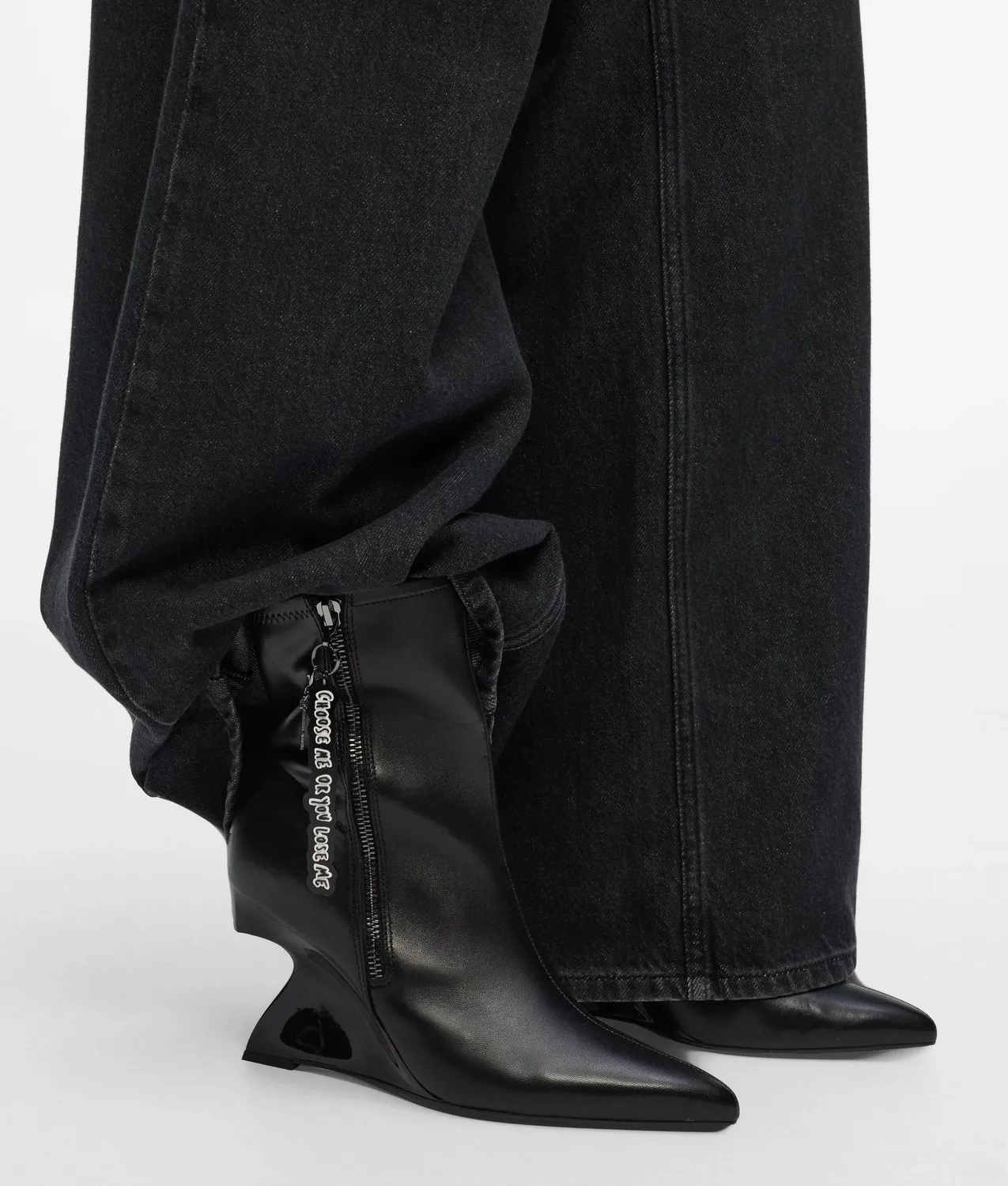 Karl Lagerfeld Waverly Boots Midi Reissverschluss Keil