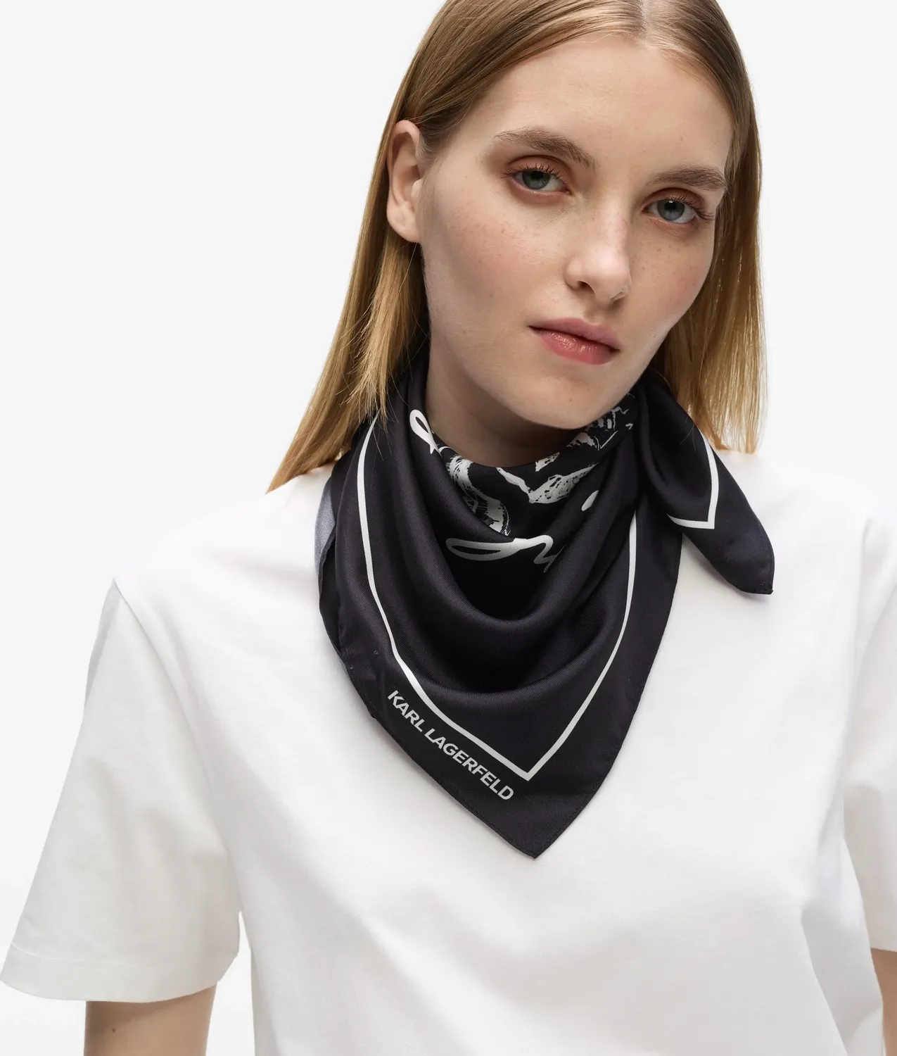 Karl Lagerfeld Après Ski Club Seidenschal One Size