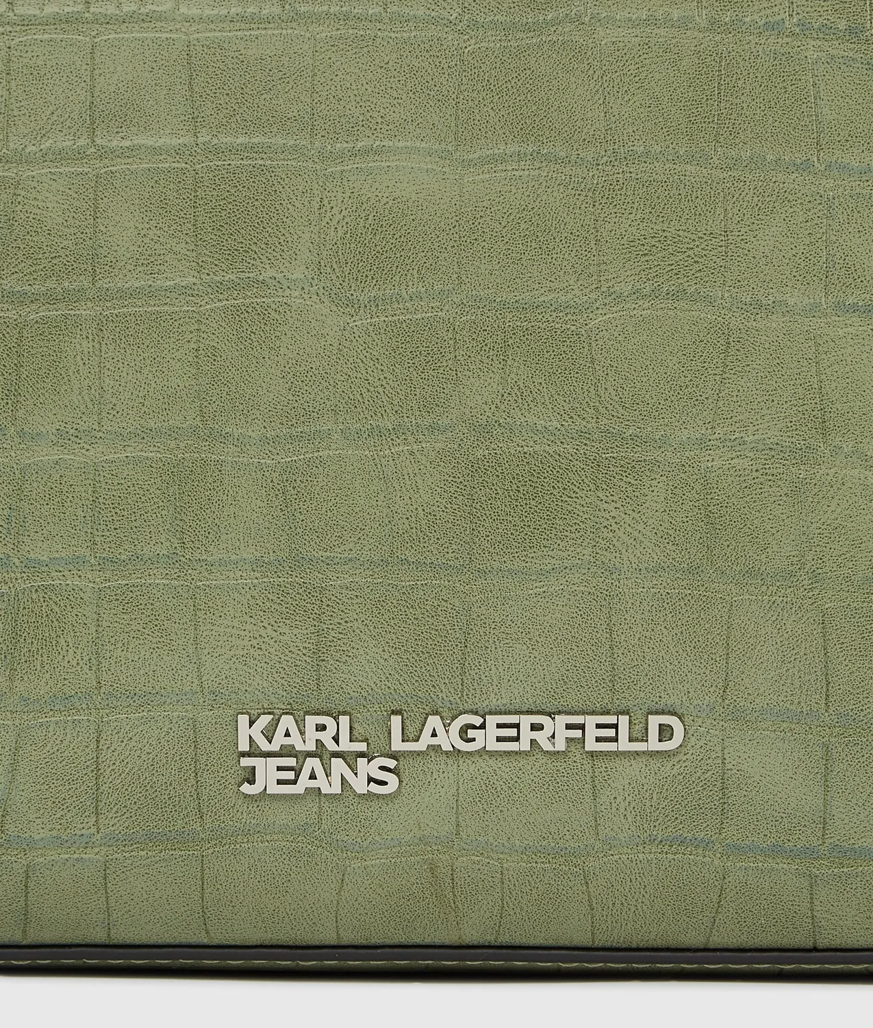 Karl Lagerfeld Jeans Croco Mini Tote Kroko-Optik kompakt
