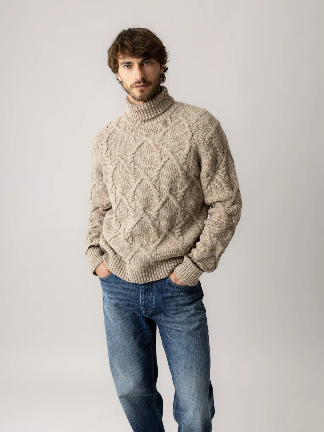 Mos Mosh MMGBarnie Zopfstrickpullover Incense