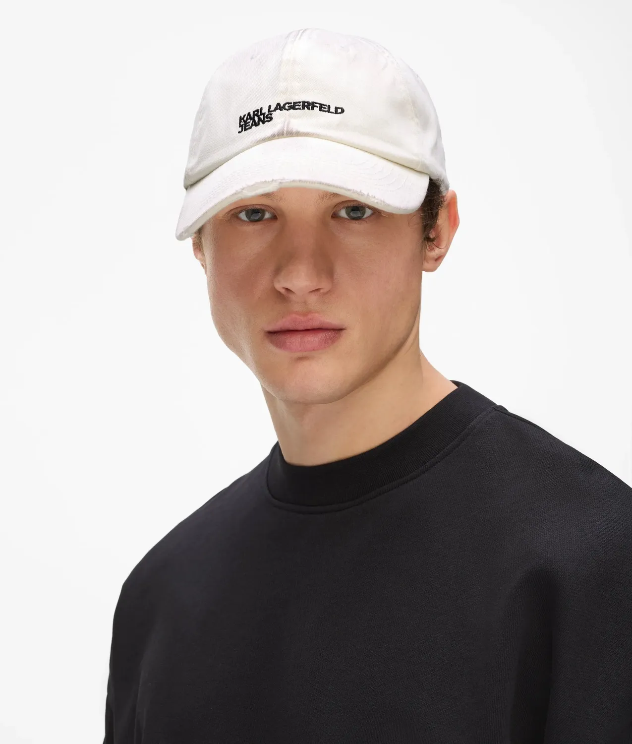 Karl Lagerfeld KL Jeans Washed Logo Cap Einheitsgröße