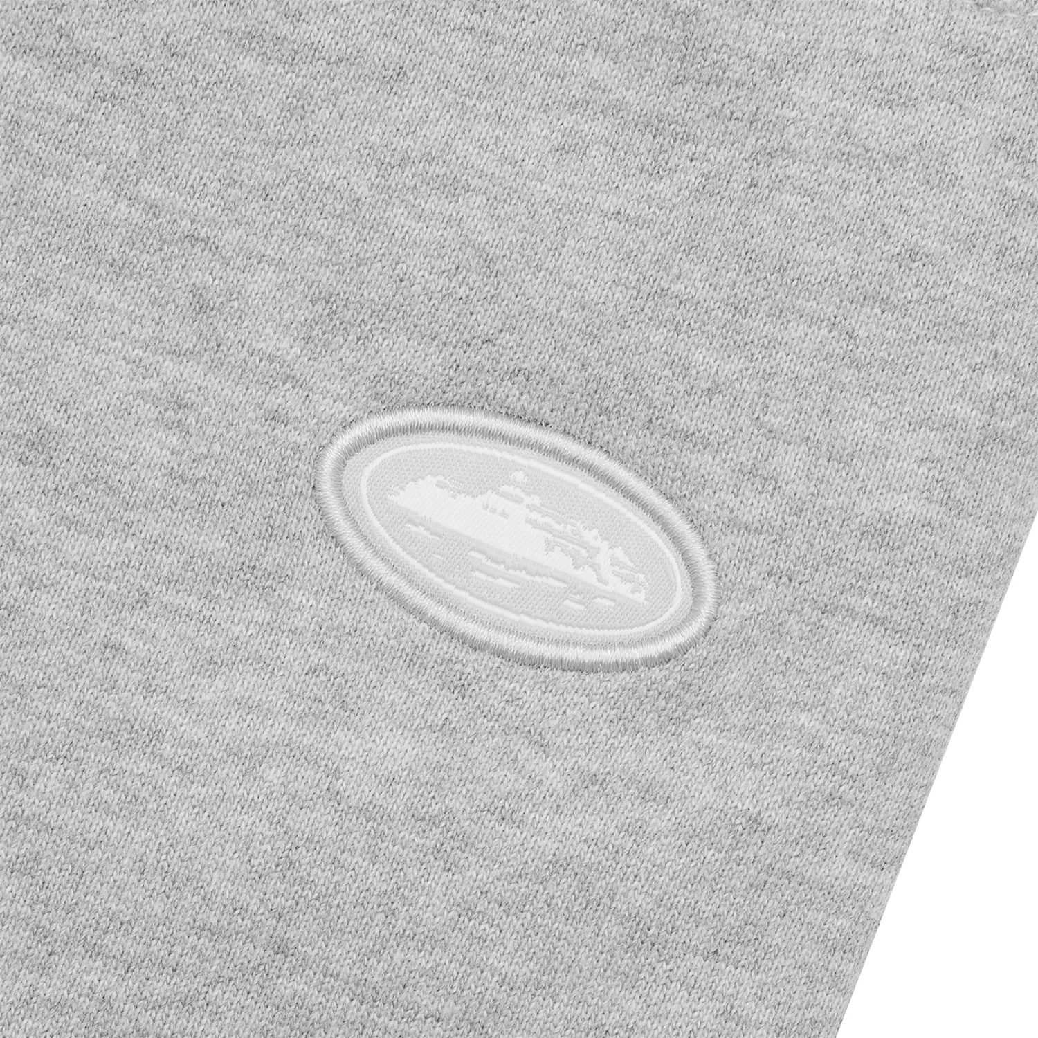 Corteiz Mini Island Sweatshort Heather Grey Baggy